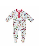 Mud Pie Blue Toyland Baby Sleeper