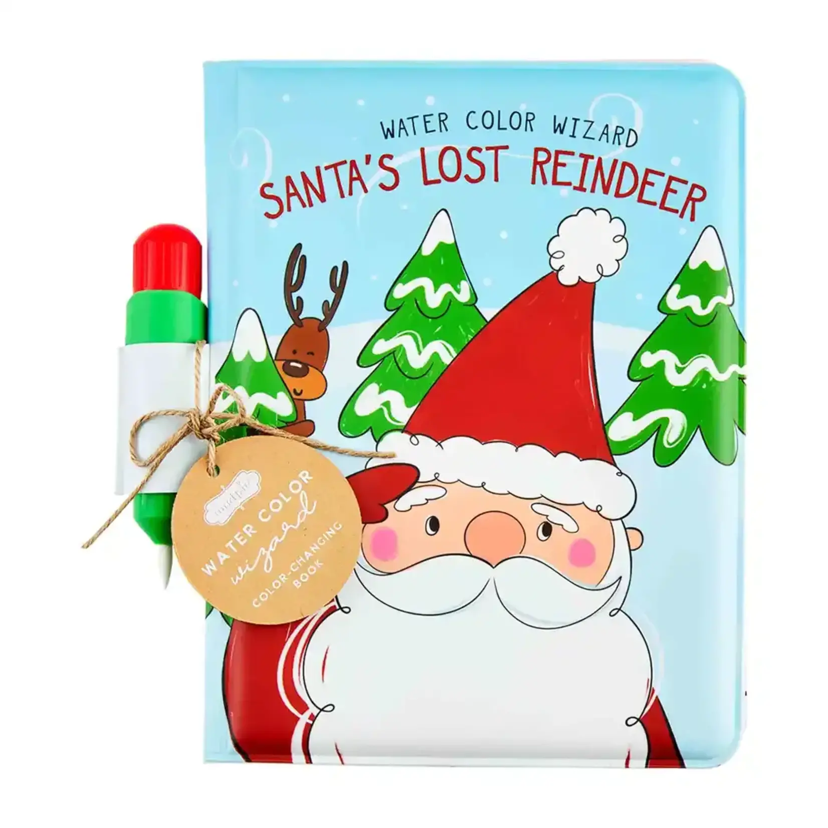 Mud Pie Santa's Reindeer Color Book