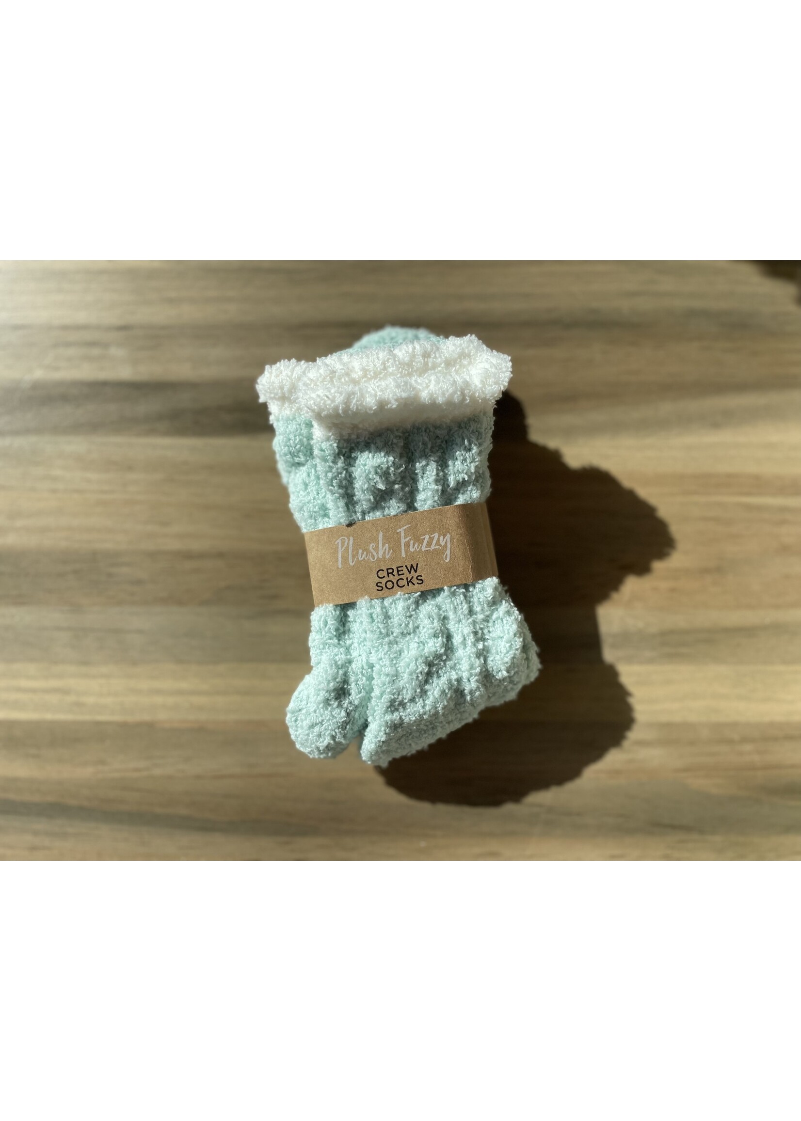 Fuzzy and Soft Plush Crew Socks