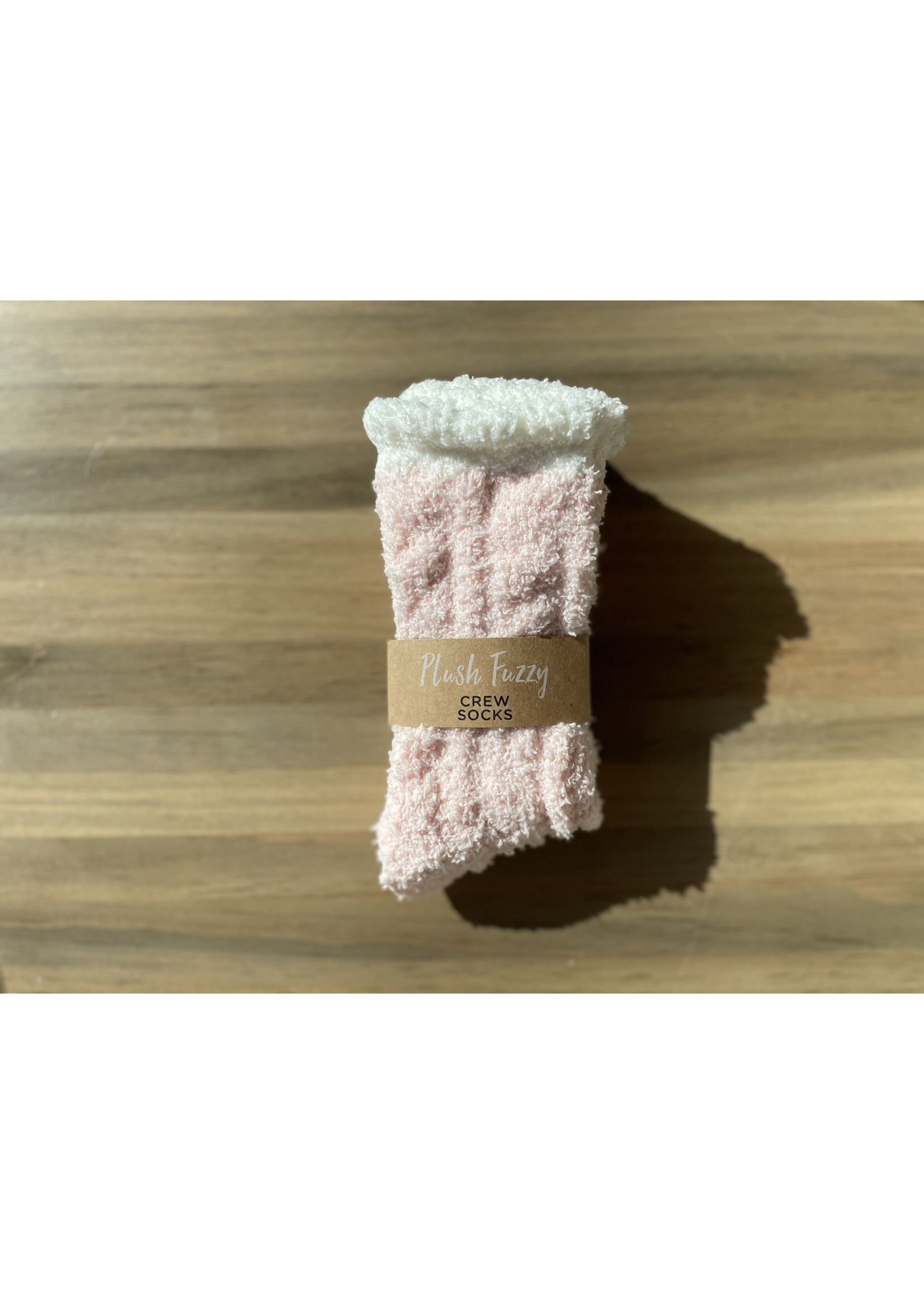 Fuzzy and Soft Plush Crew Socks