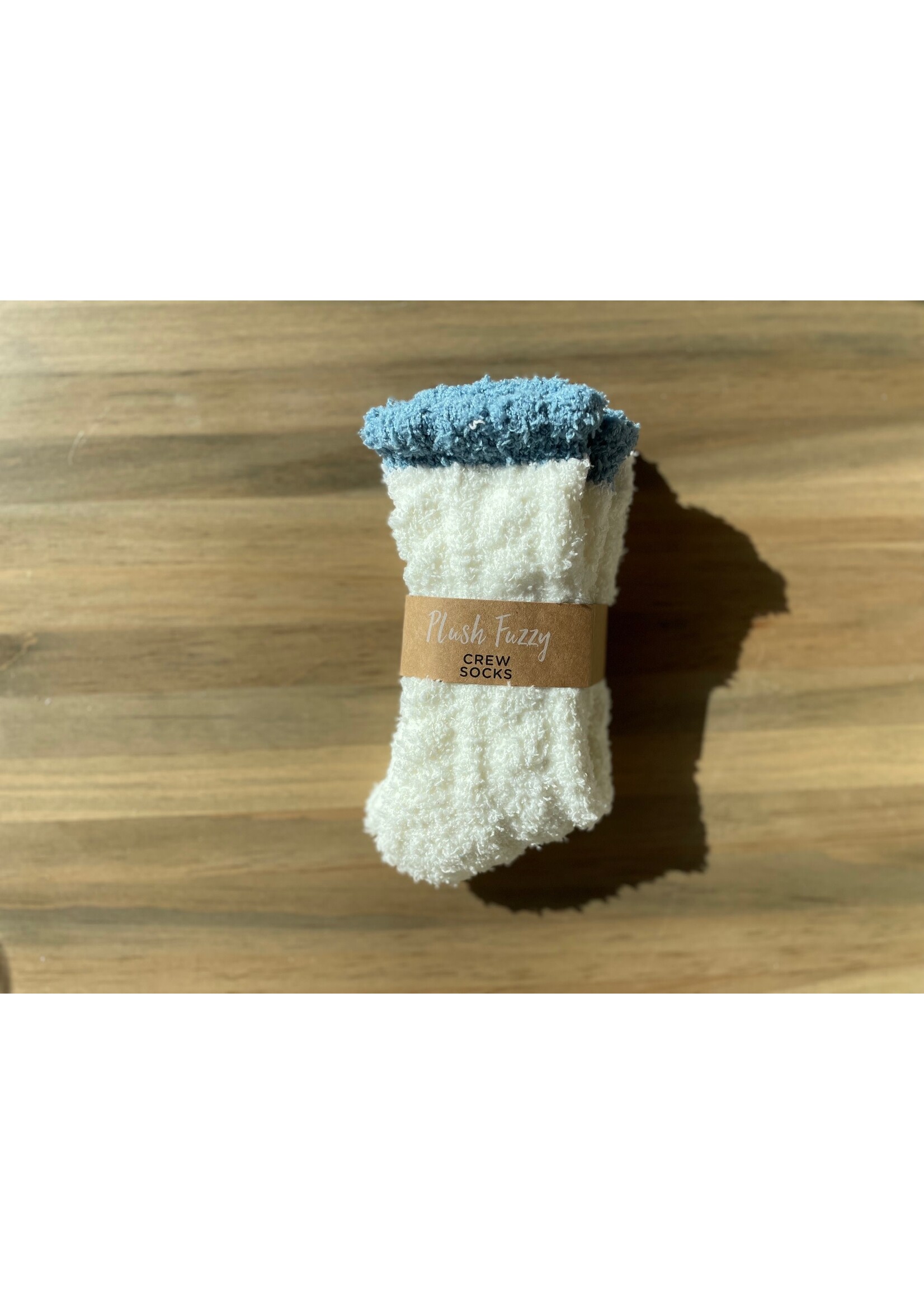 Fuzzy and Soft Plush Crew Socks