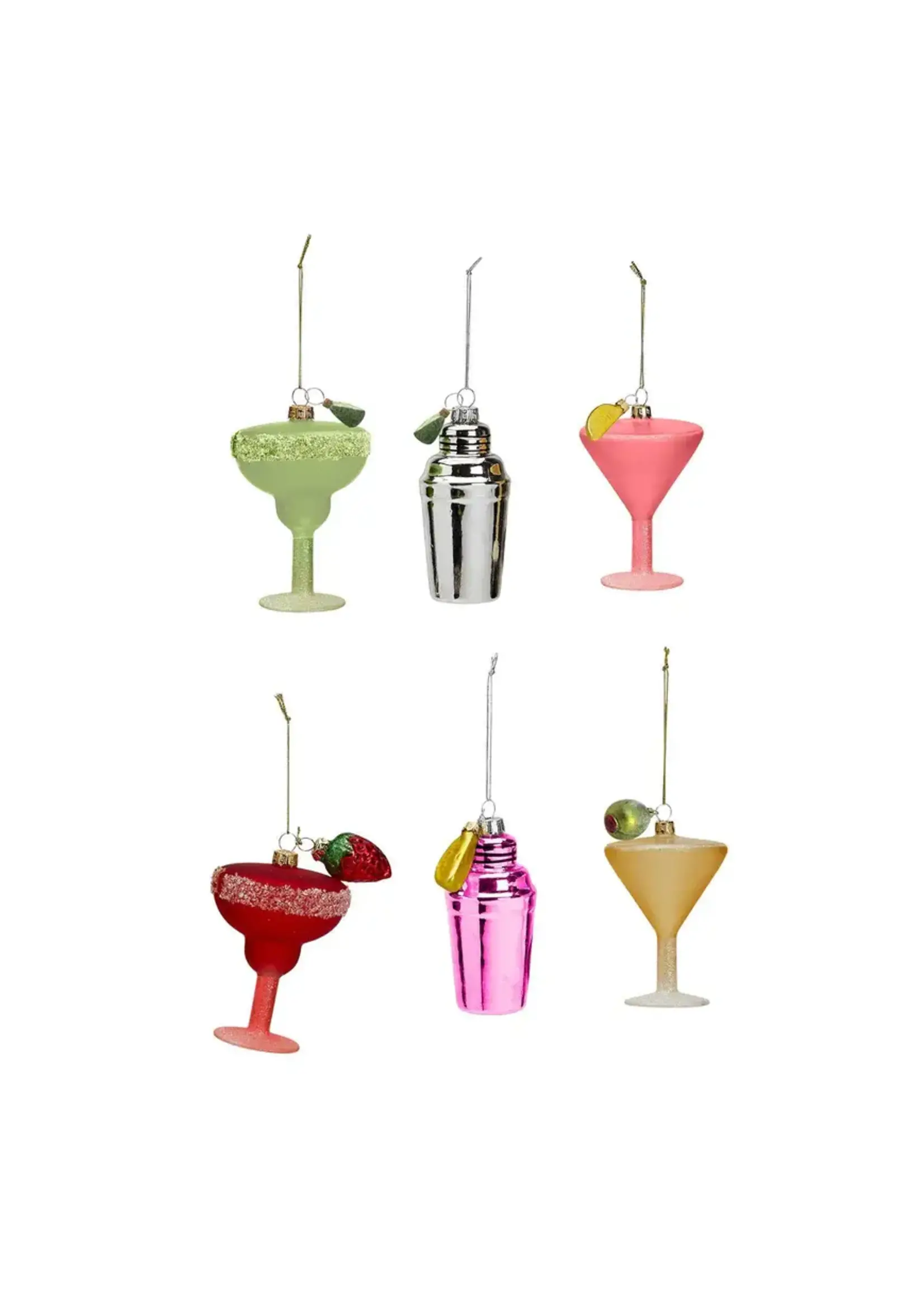 Cocktail Hour Ornaments
