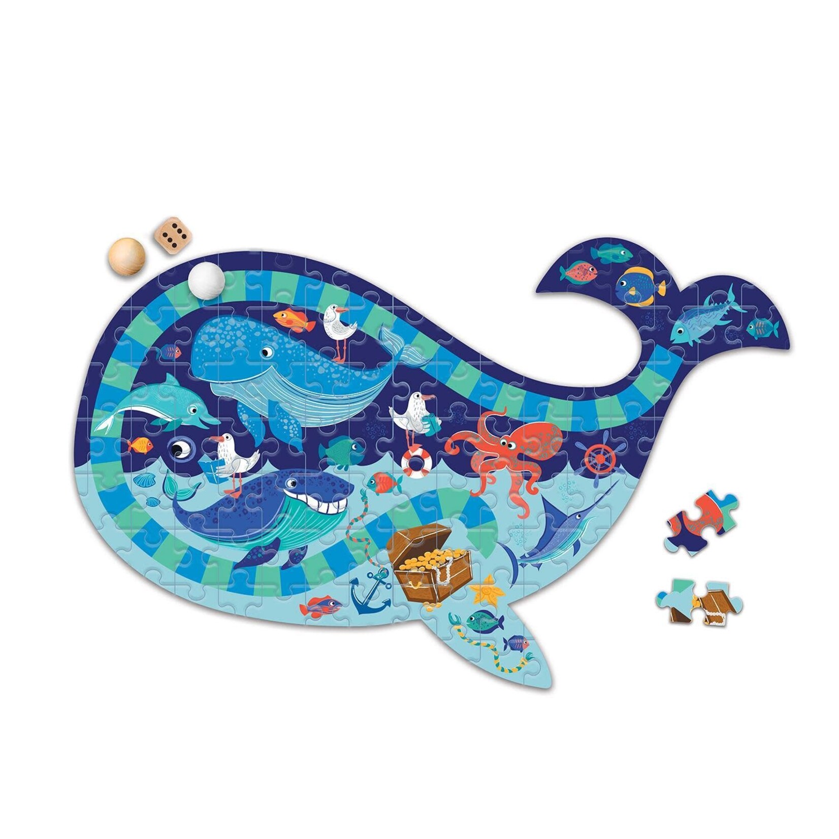 Whale Shape Puzzle