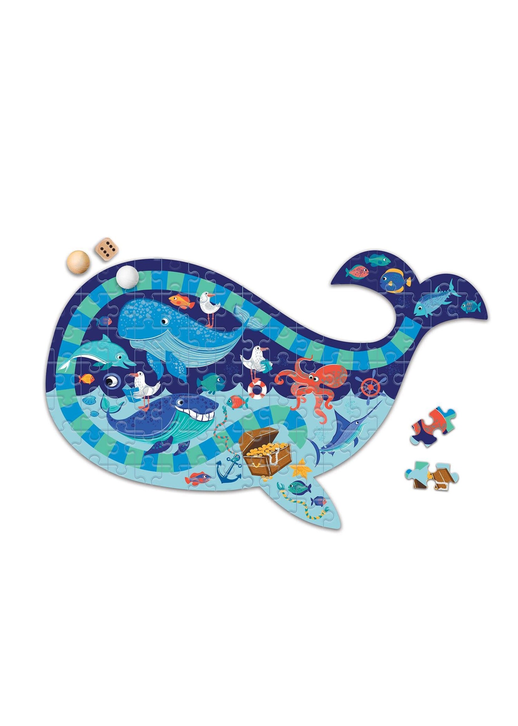 Whale Shape Puzzle
