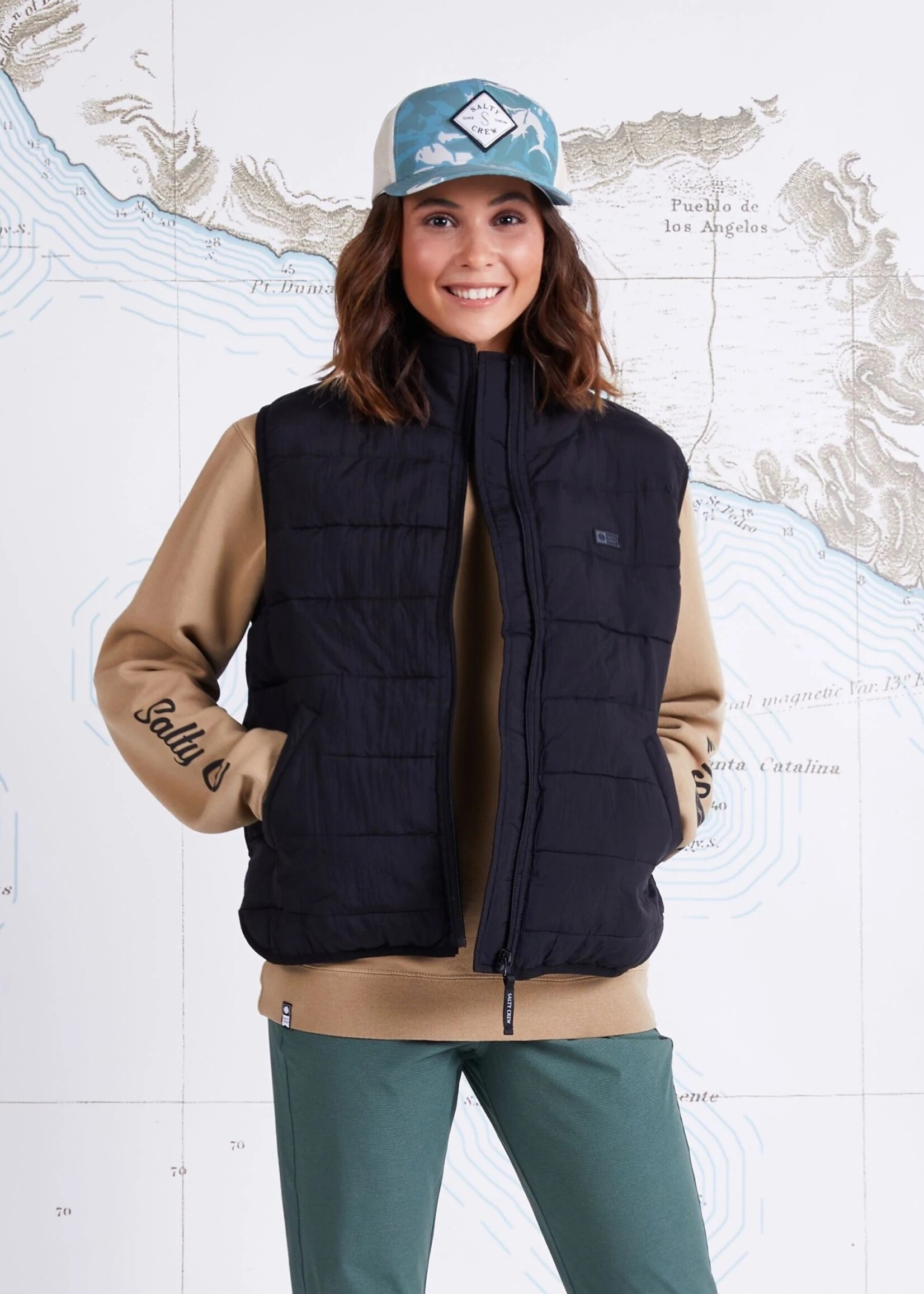 Salty Crew Migration Packable Puffer Vest
