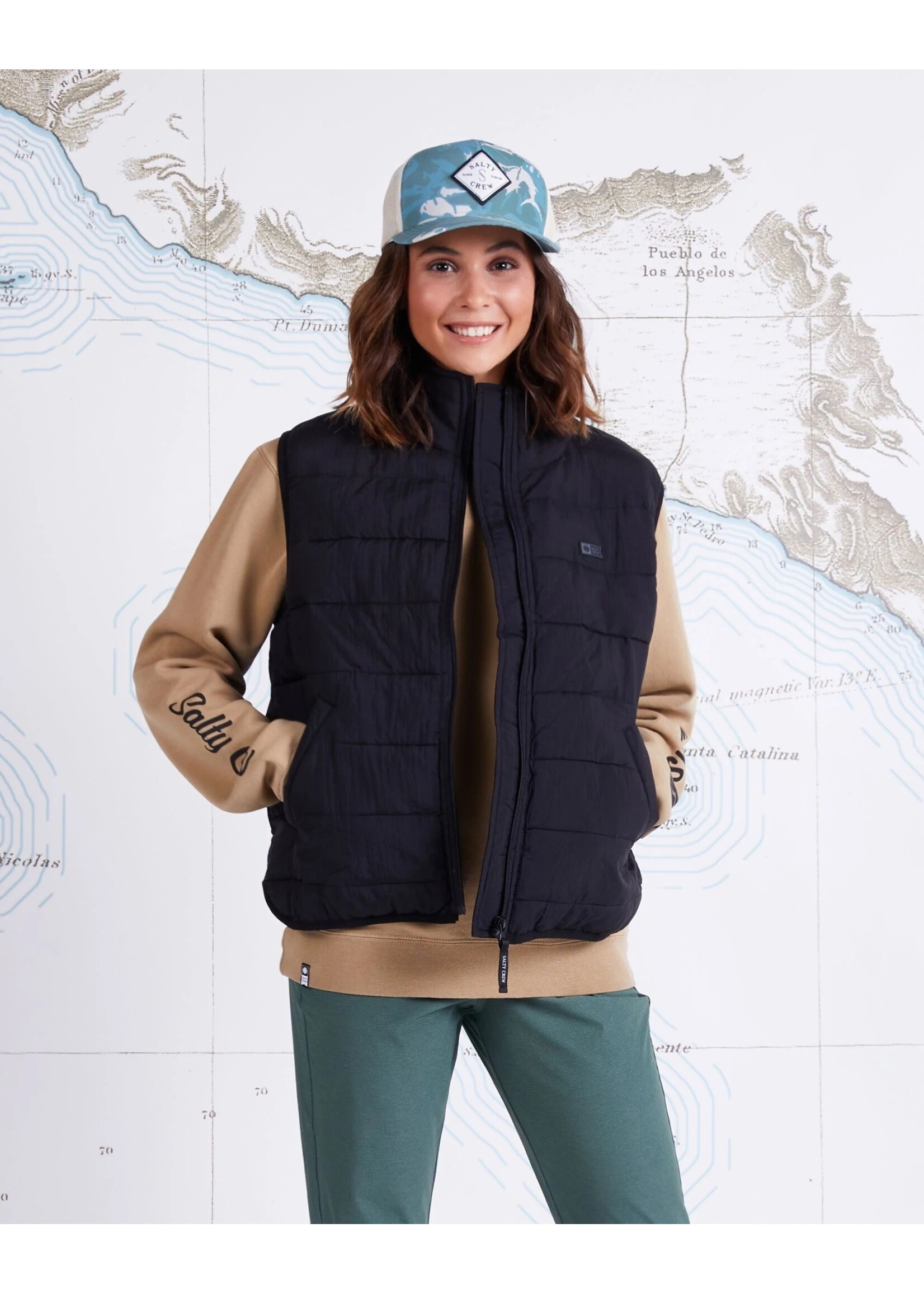 Salty Crew Migration Packable Puffer Vest