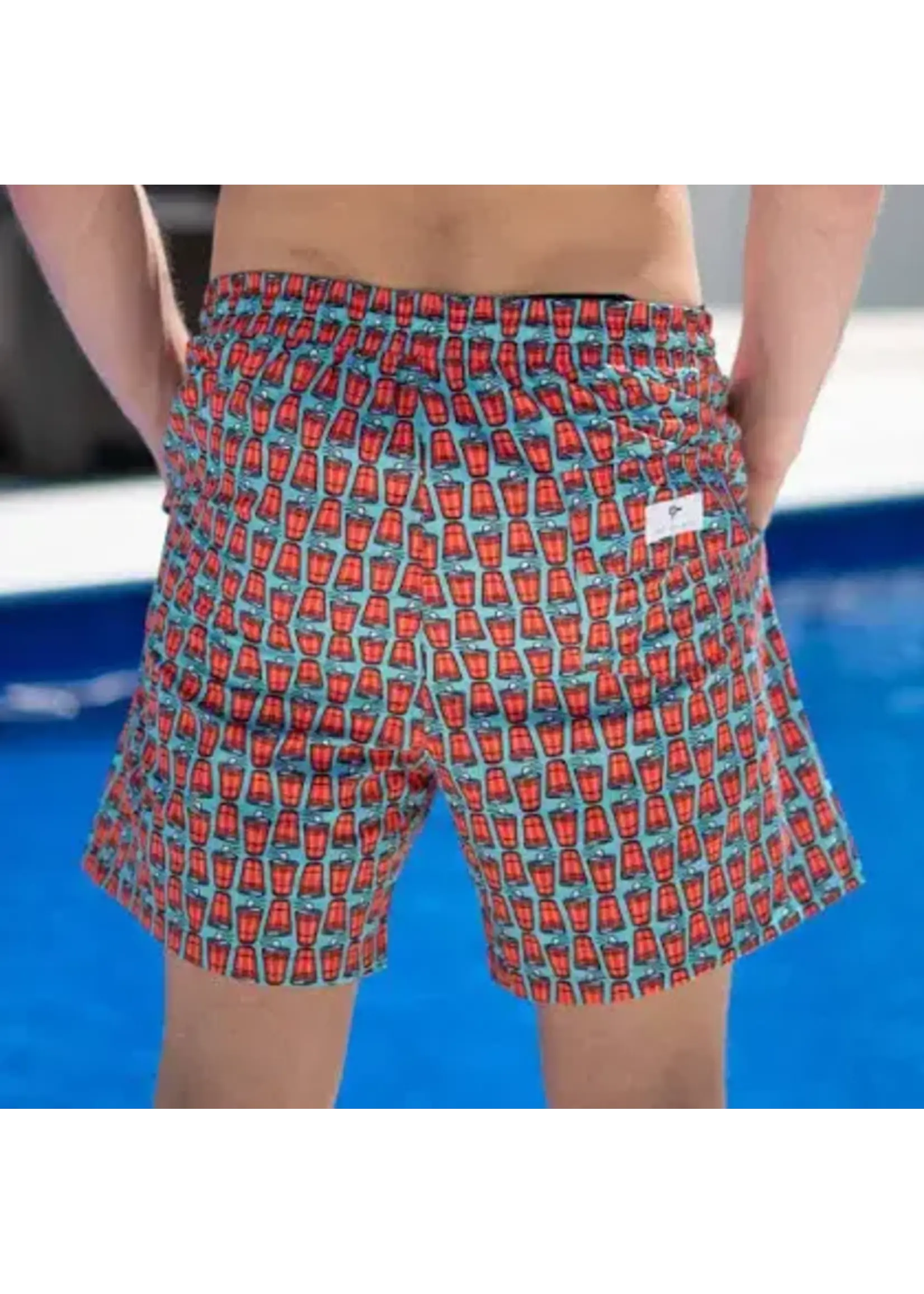 Old South Solo Cup - Lined Swim Trunks