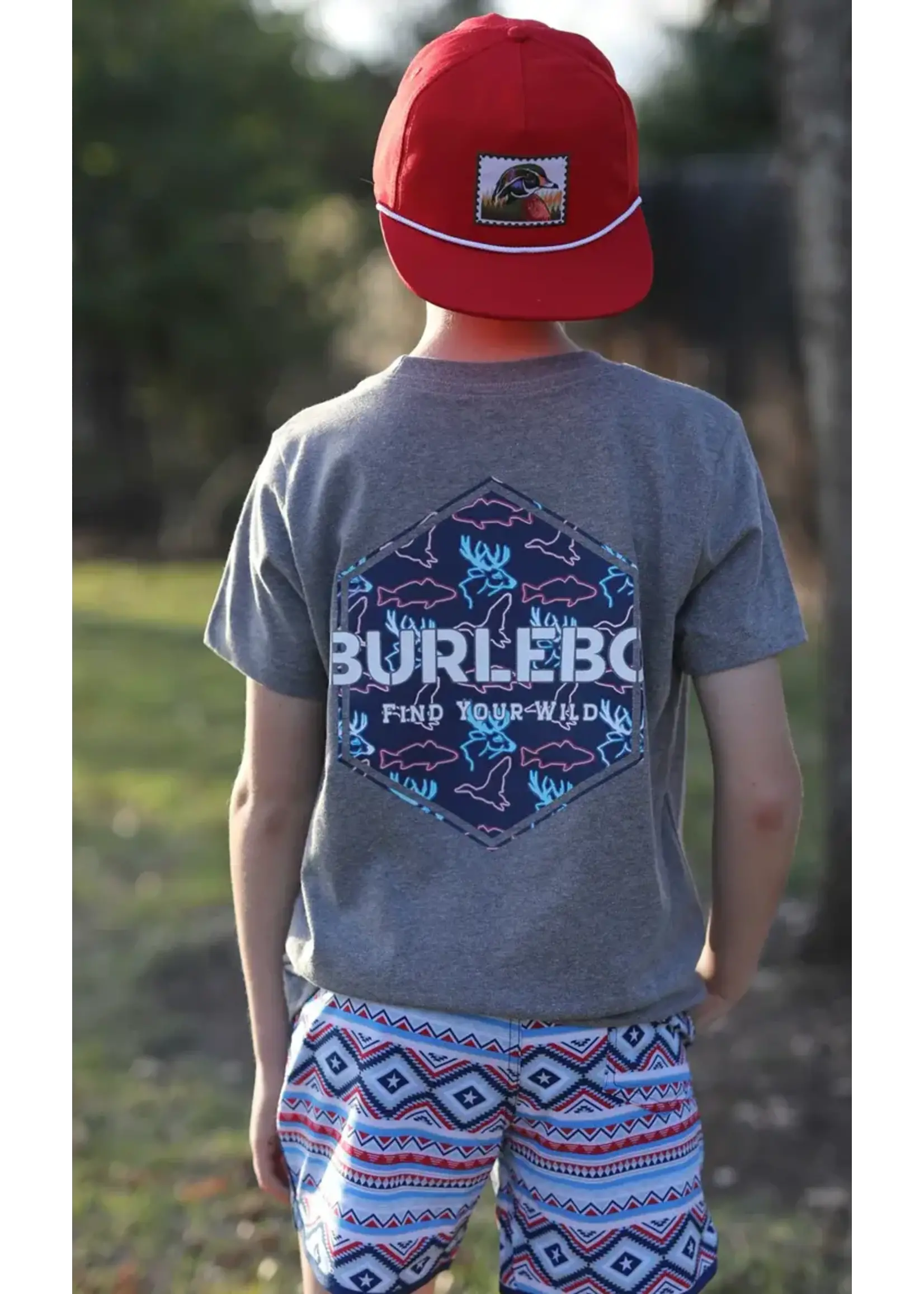 Burlebo Neon Outdoor Logo Youth Tee