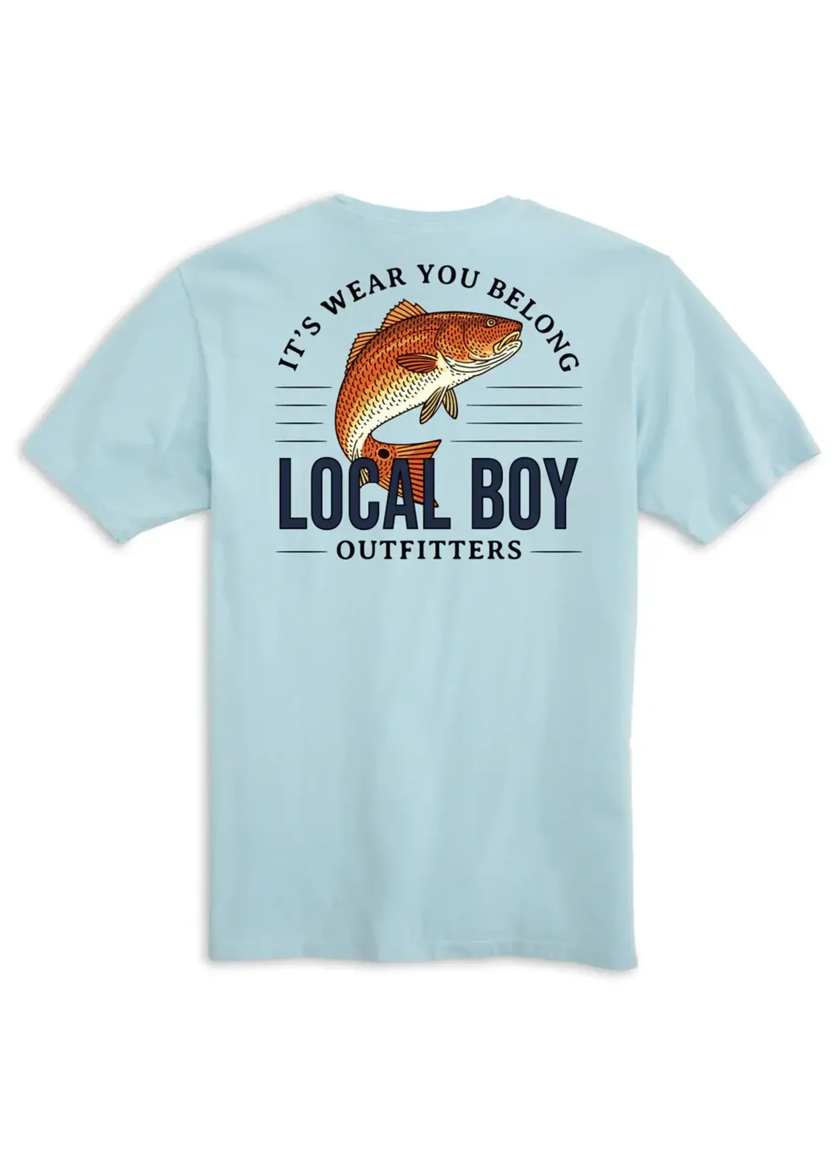 Local Boy Twisted Red Tee