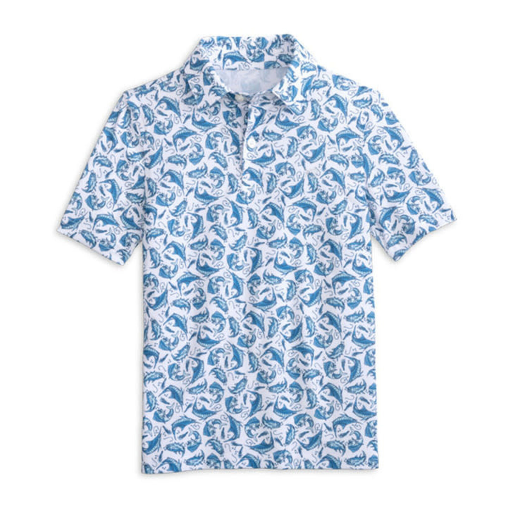 Southern Tide Youth Driver Catch You Later Performance Polo