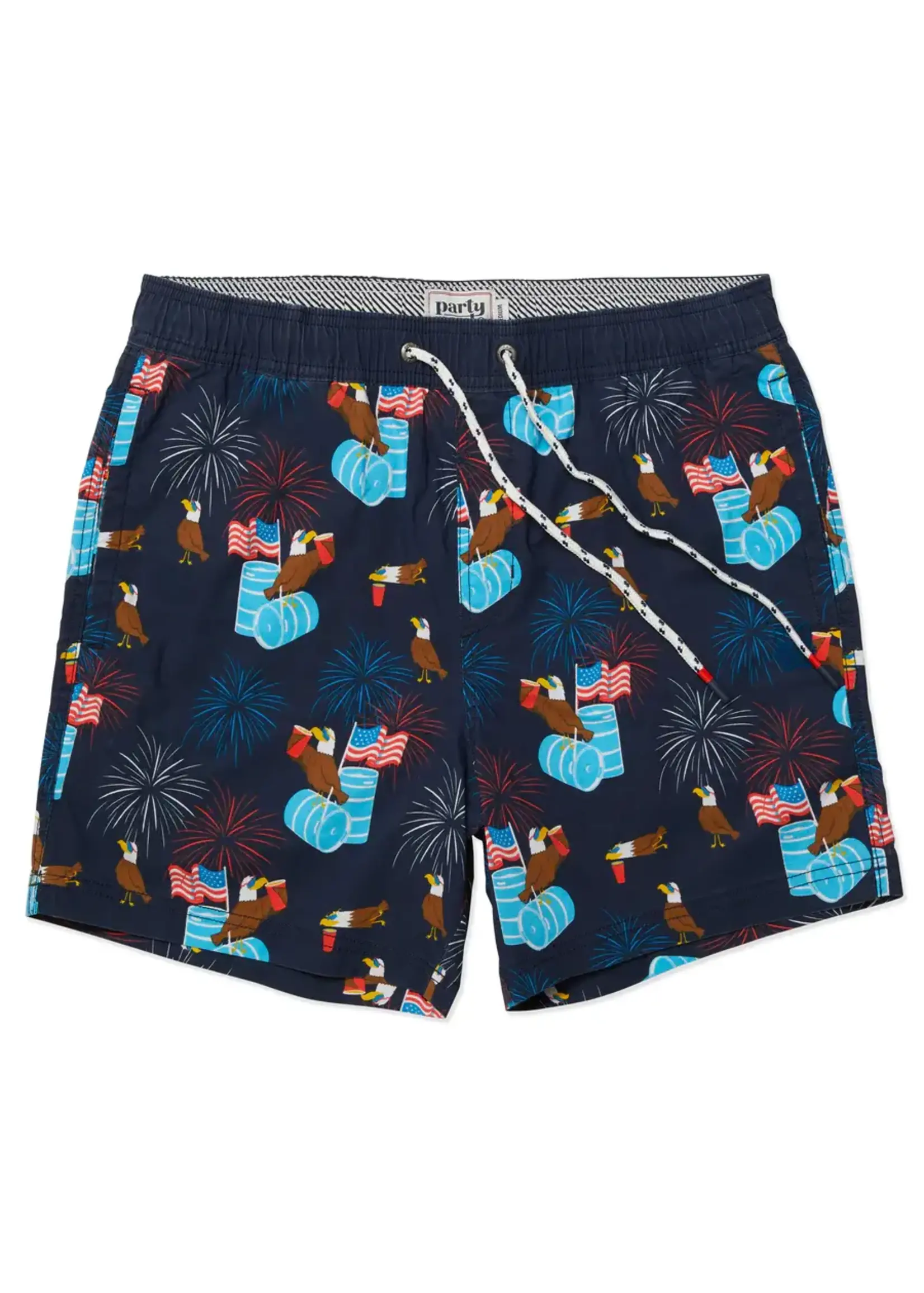 Party Pants Old Glory shorts Navy
