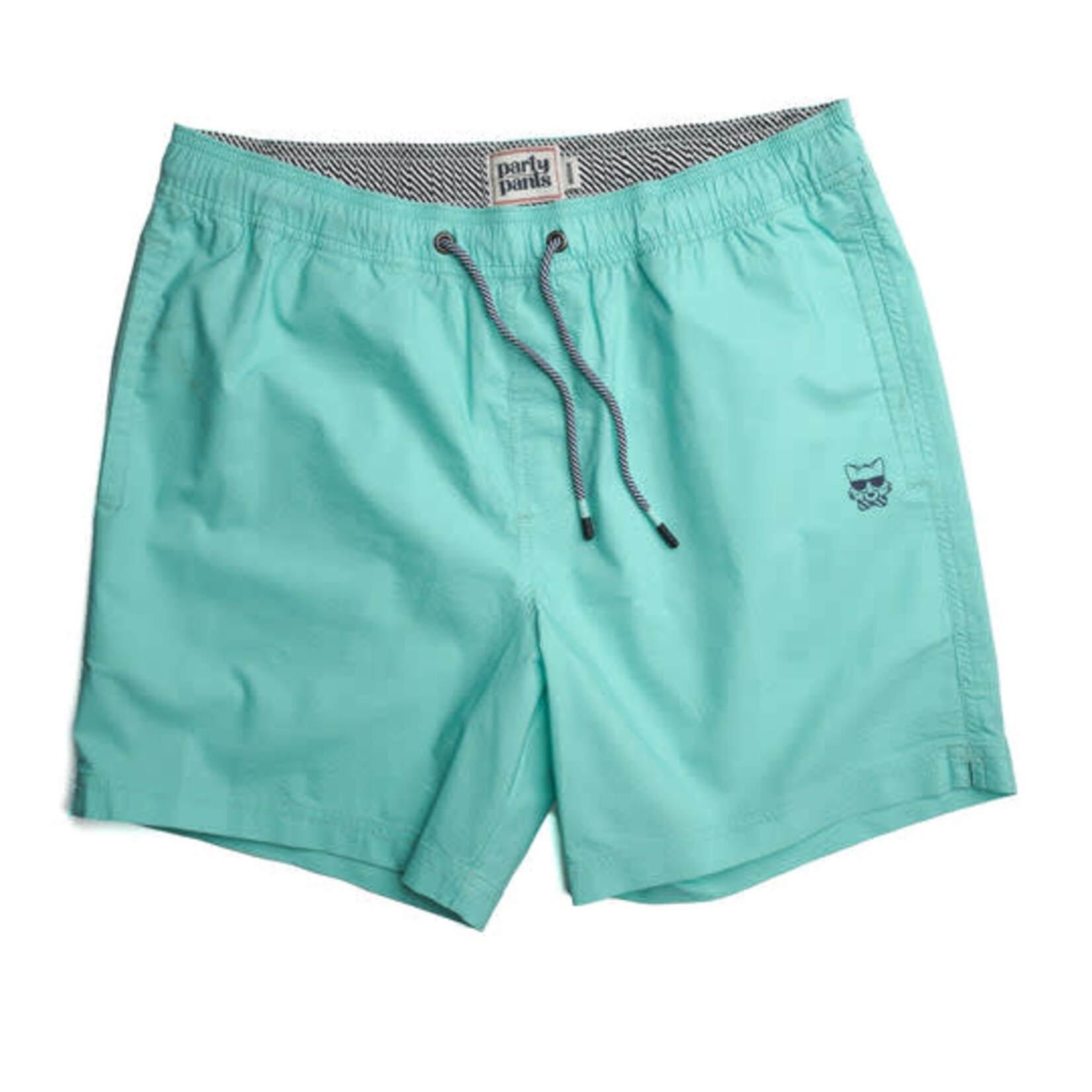 Party Pants Solids Shorts Mint Green