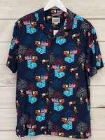 Party Pants Old Glory Button Down Navy