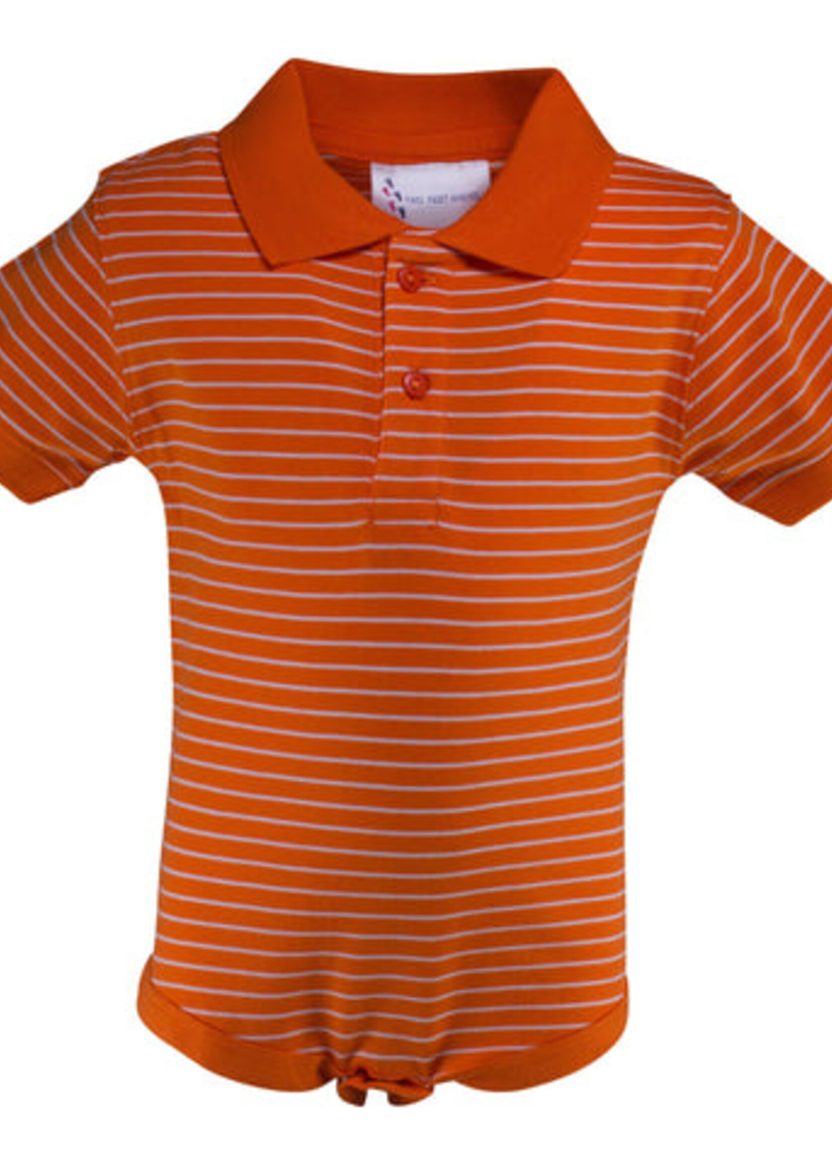 Two Feet Ahead Stripe Jersey Golf Shirt Creeper