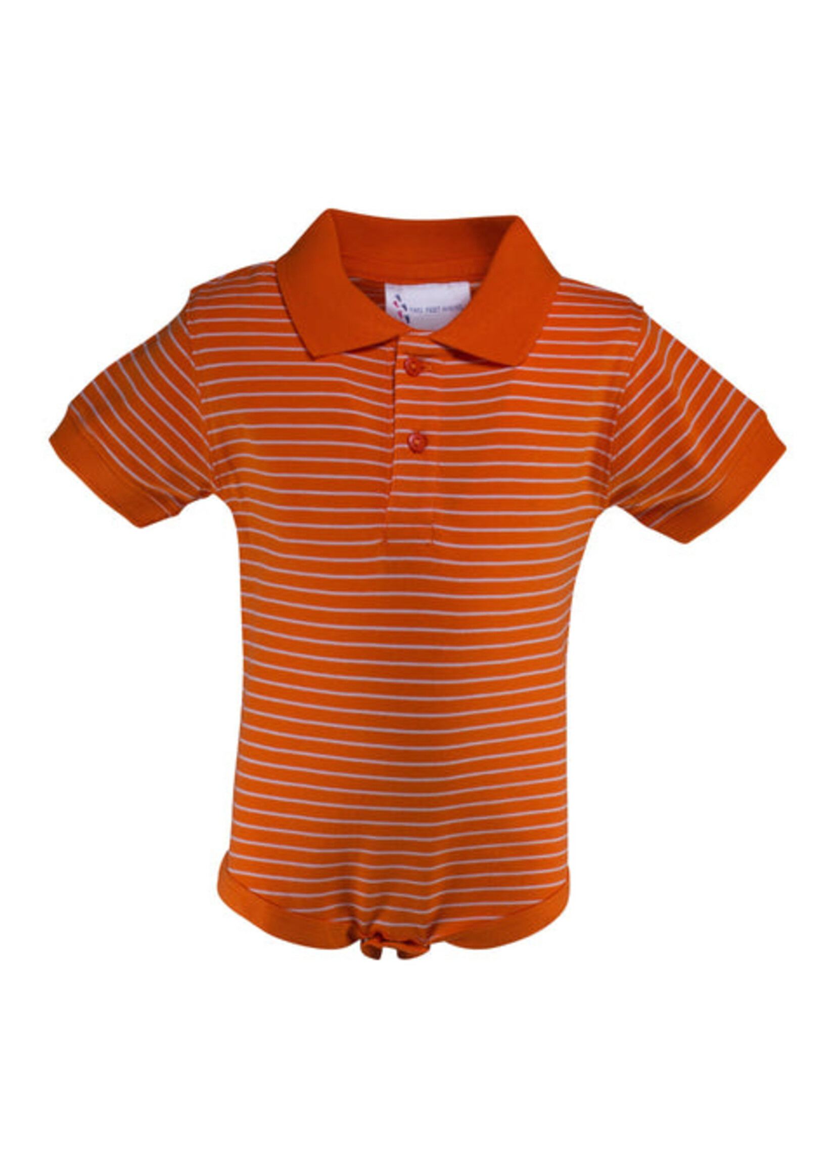 Two Feet Ahead Stripe Jersey Golf Shirt Creeper