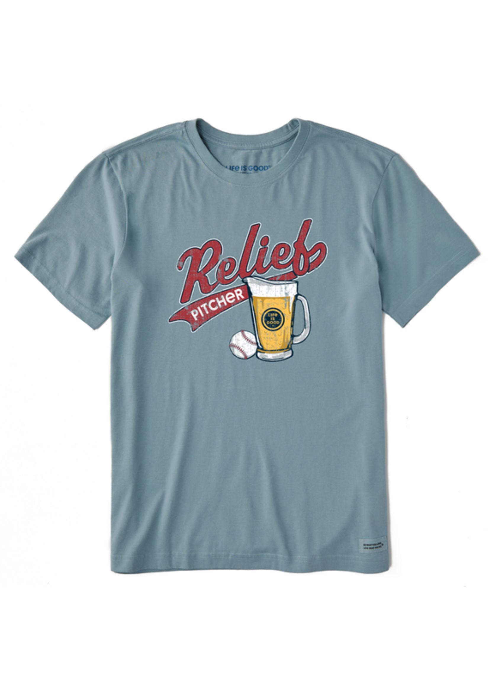 Life is Good Relief Pitcher