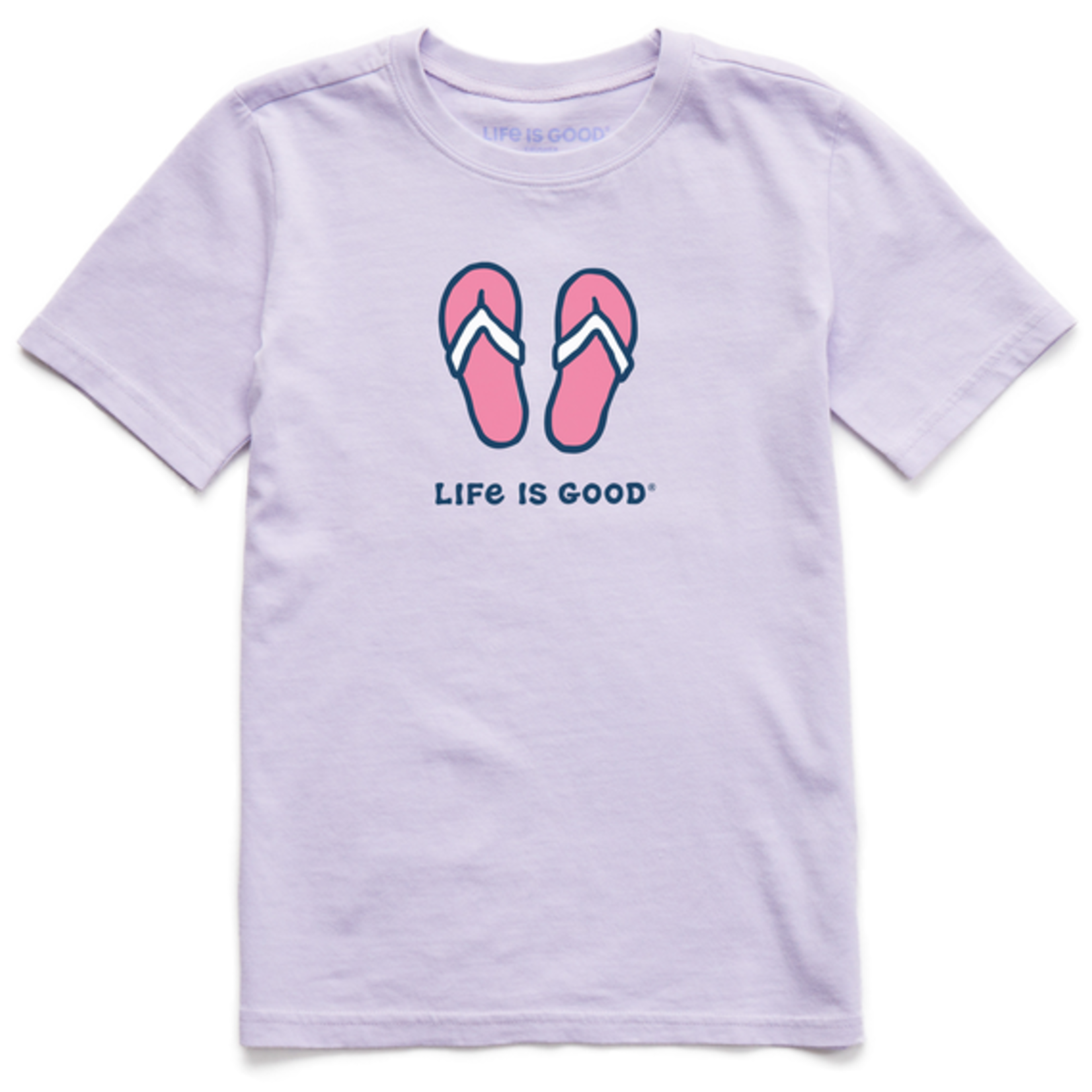 Life is Good Kids Flip Flops Tee