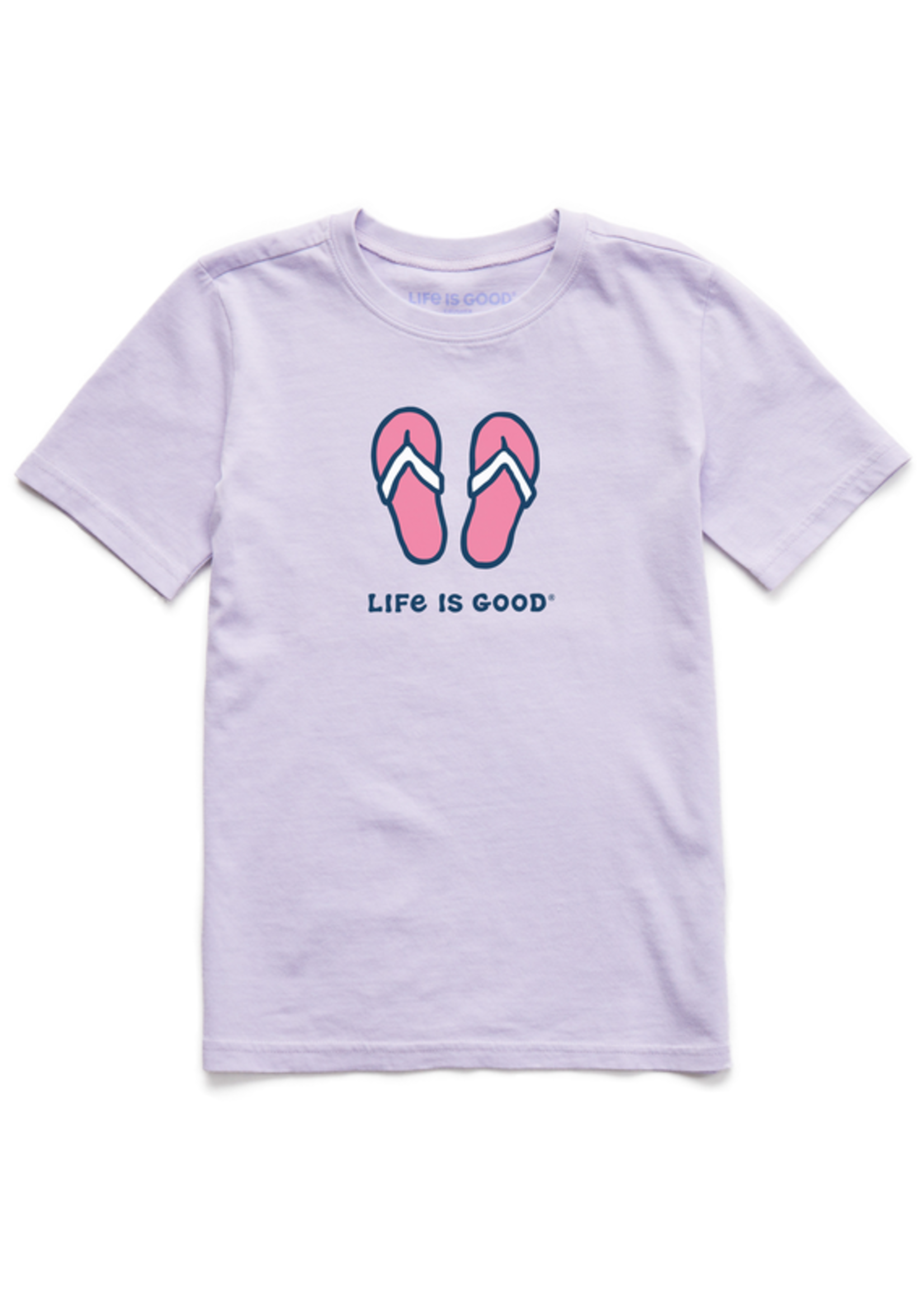 Life is Good Kids Flip Flops Tee