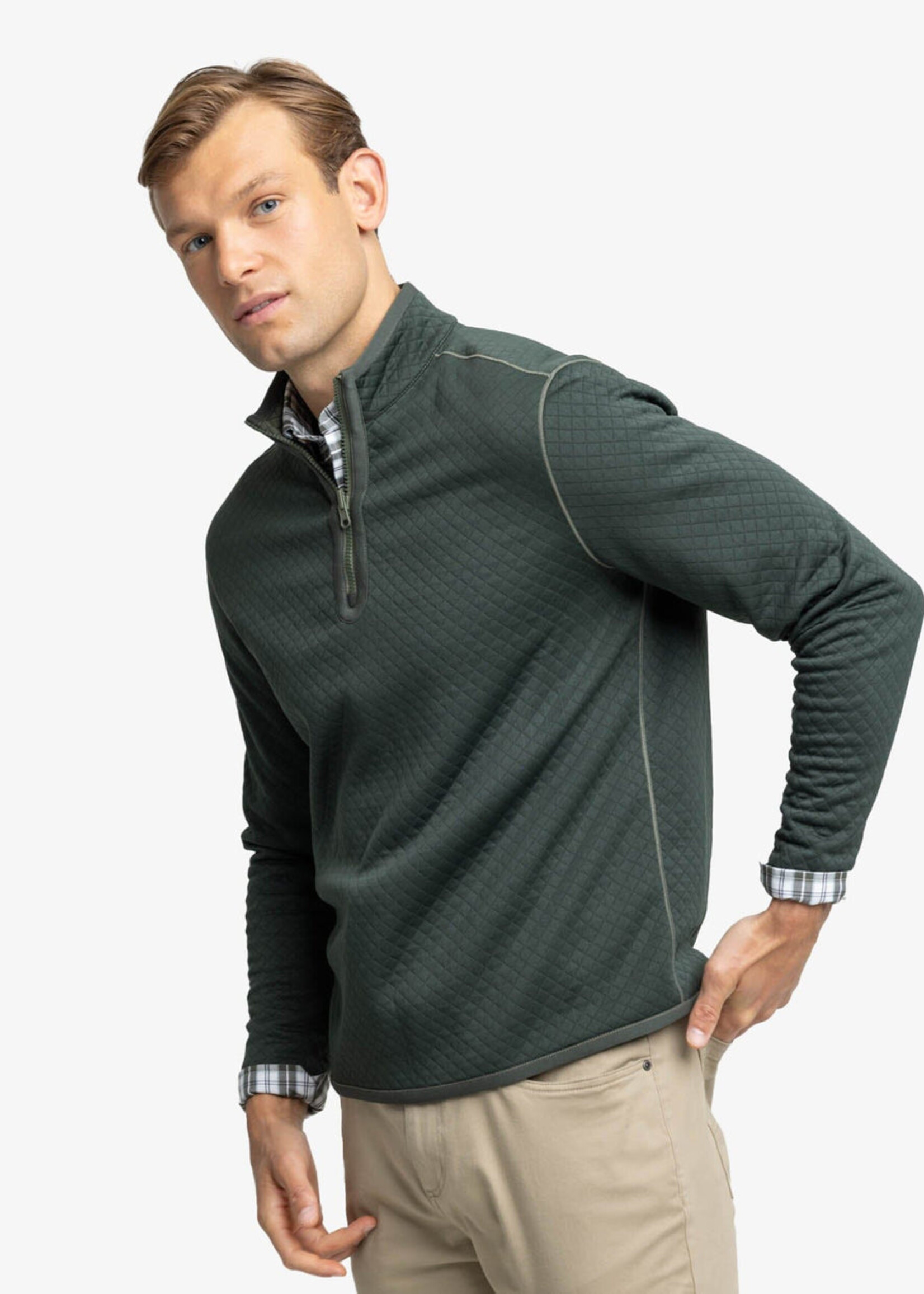 Southern Tide Arden Reversible L/S Quarter Zip
