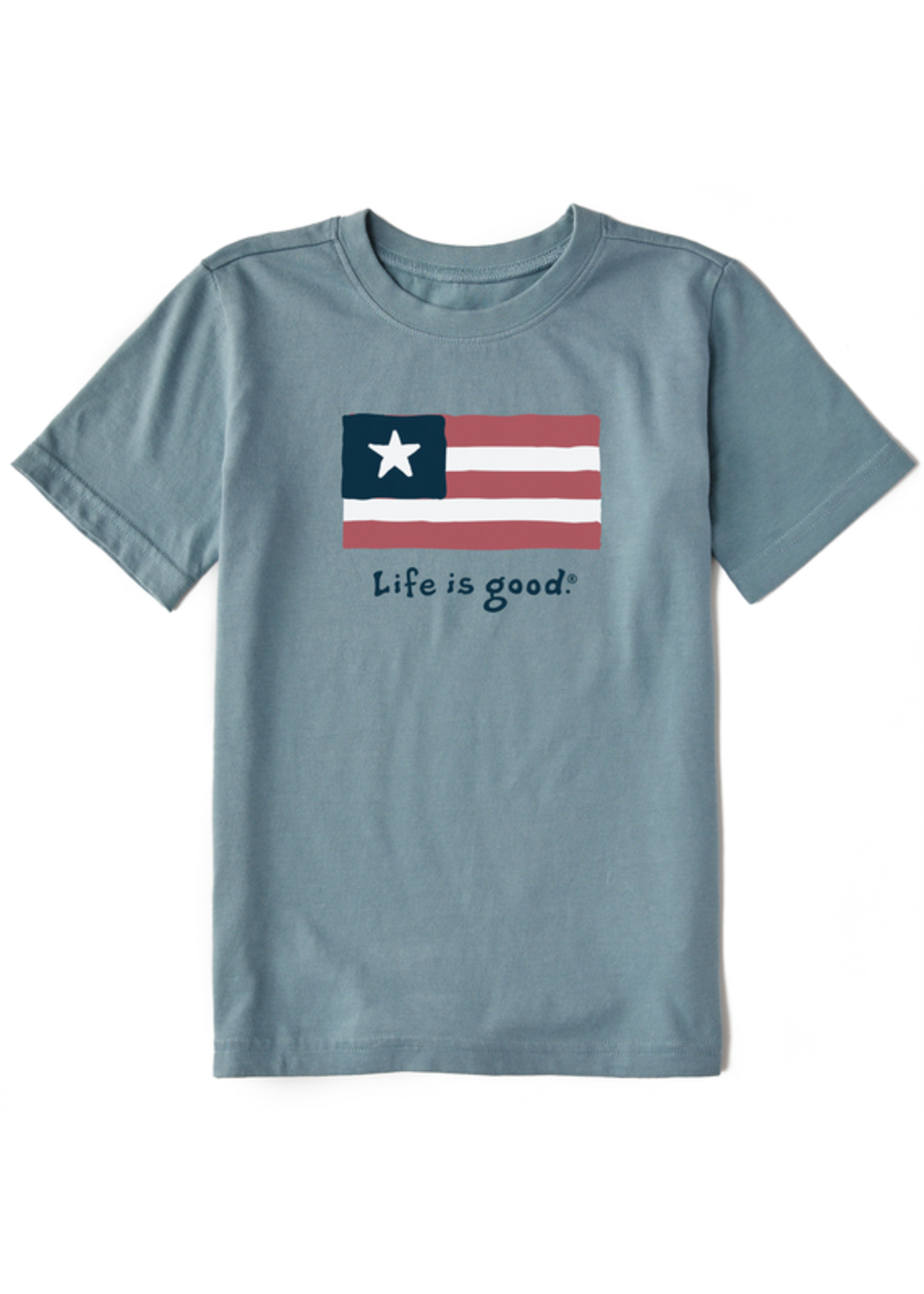 Life is Good Kids Three Stripe Flag Tess