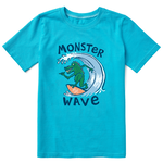 Life is Good Youth Crusher Tee Monster Wave