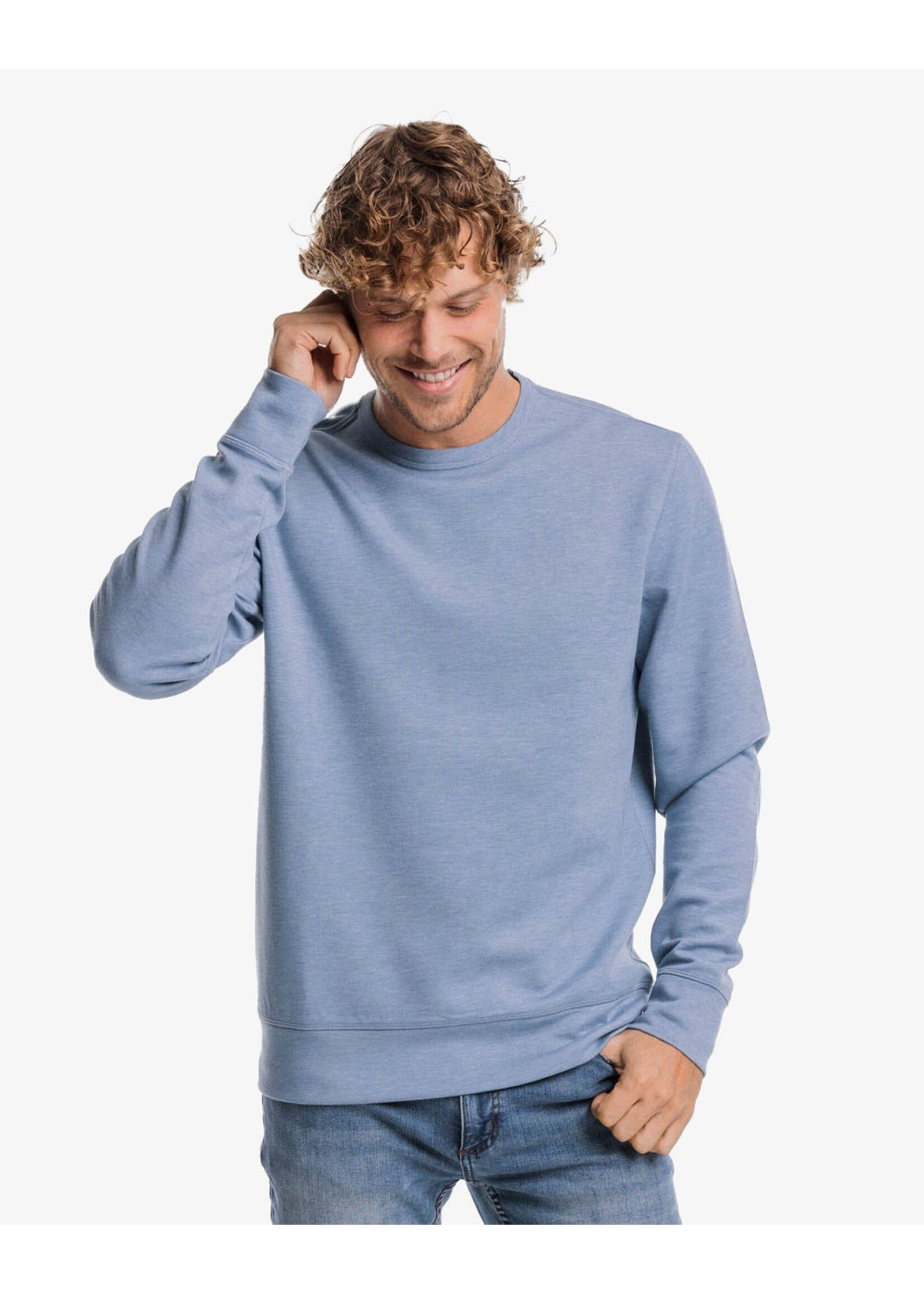 Southern Tide Lockley Heather Interlock Crew