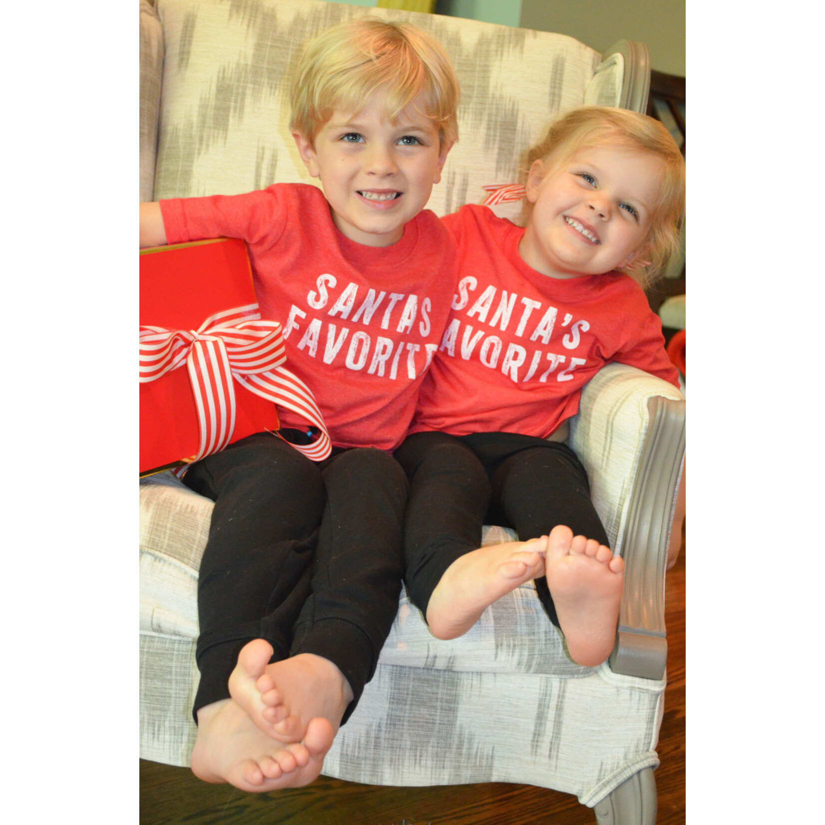 Southern Fried Design Santa's Favorite - Toddler Tee