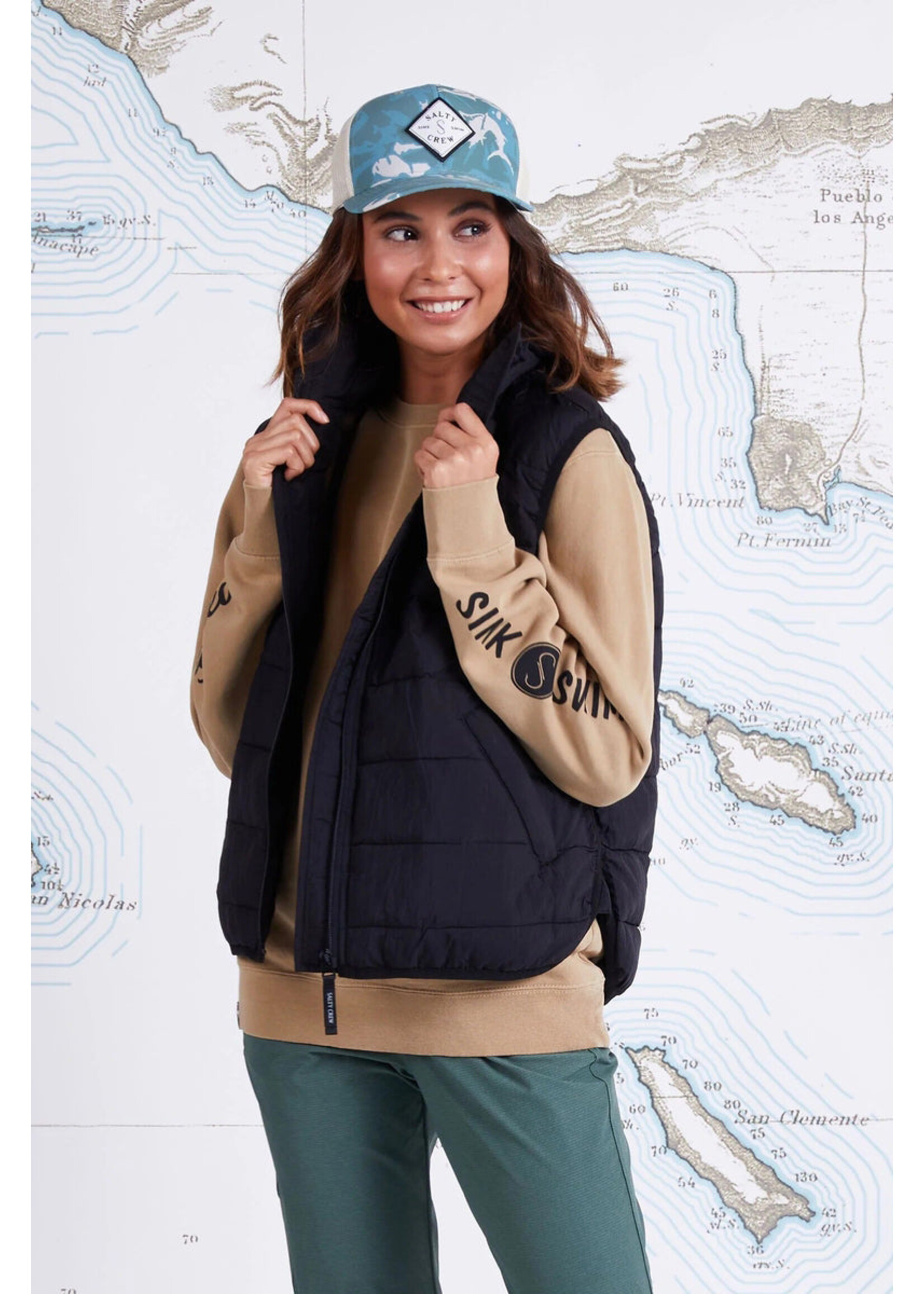 Salty Crew Migration Packable Puffer Vest