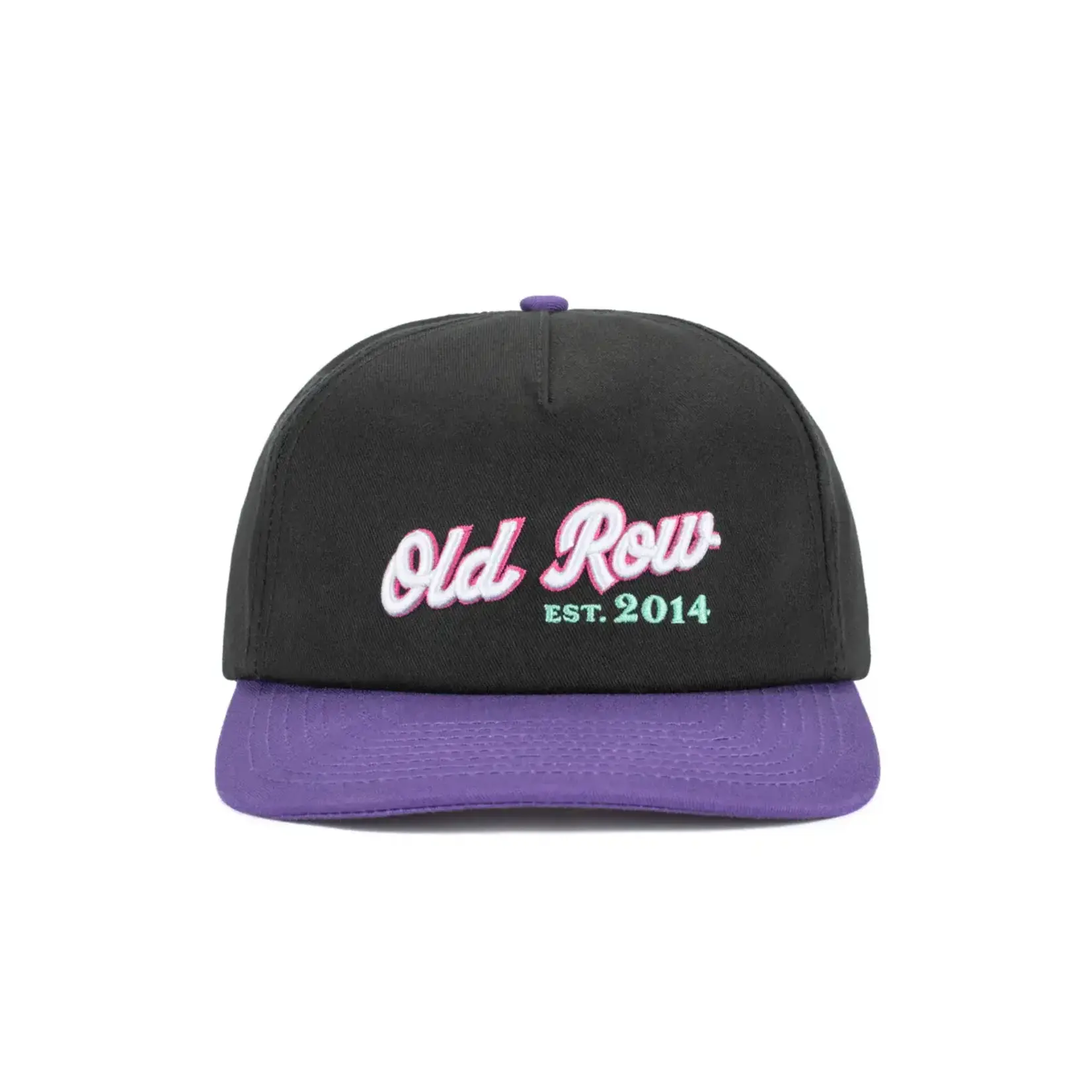 Old Row Old Row 2014 Retro Snapback Hat - Purple