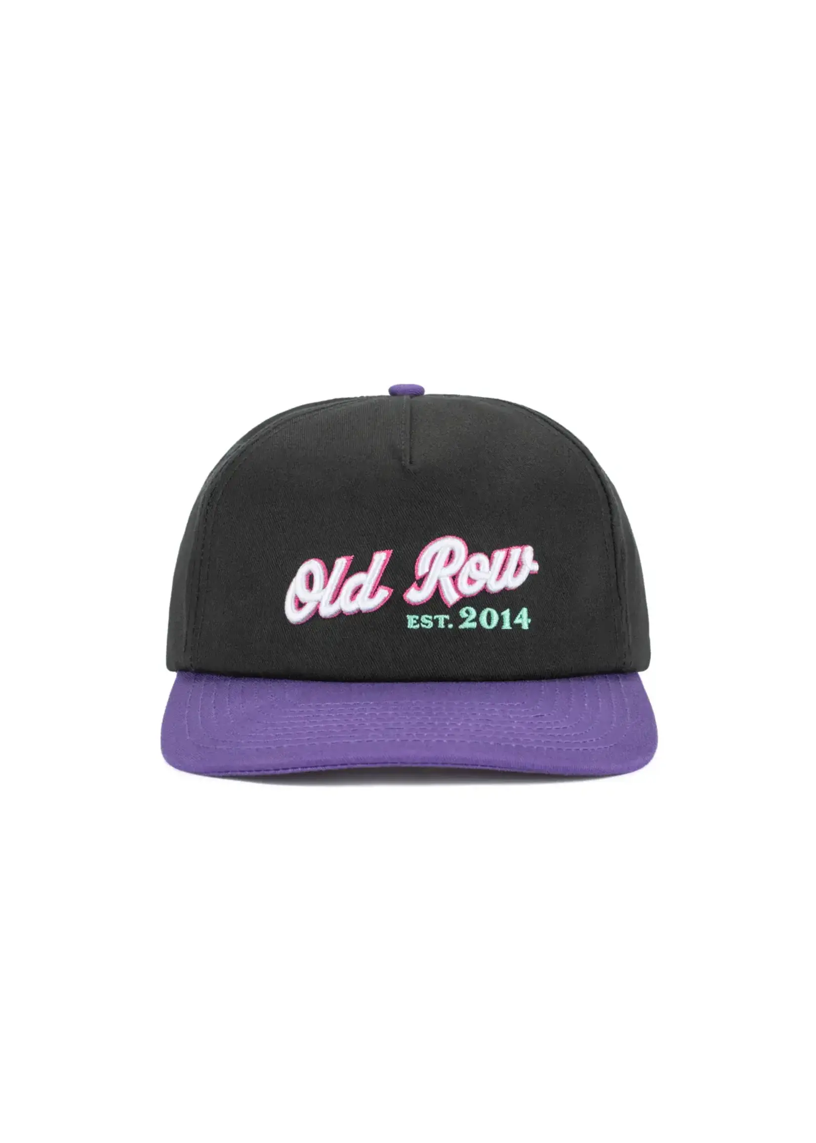 Old Row Old Row 2014 Retro Snapback Hat - Purple