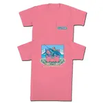 Old Row Bad Day To Be a Beer Marlin Pocket Tee Pink