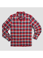 Beach and Barn Traveler's  Check Flannel Shirt