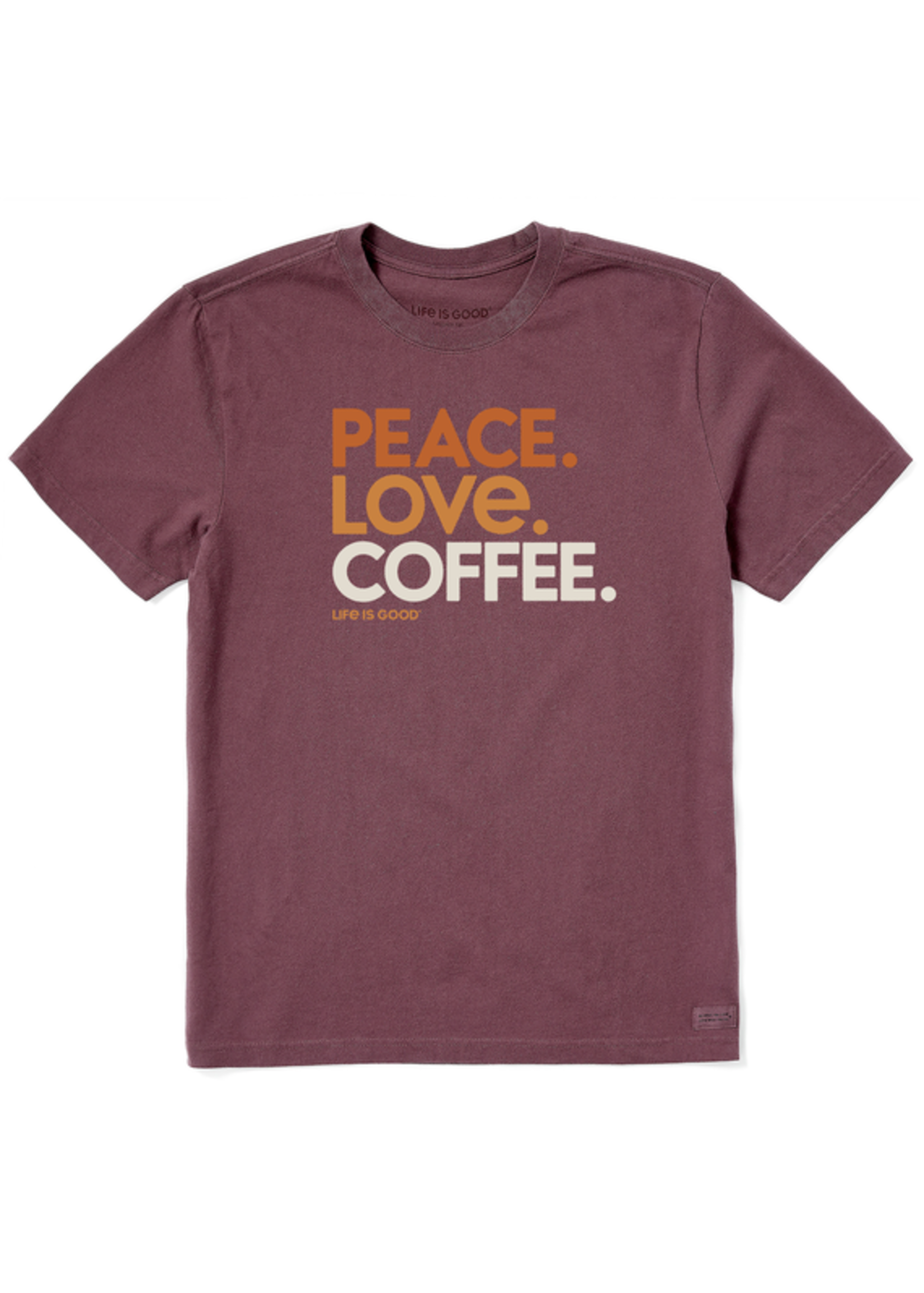 Life is Good Peace Love Coffee