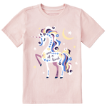 Life is Good Youth Crusher Tee One of a Kind Unicorn