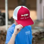 Old South Duck Call -Youth Trucker Hat Cardinal