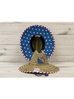 Southern Tide SJ Flag Patch Straw Hat