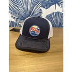 Beach and Barn Shoulder Season Snapback Hat- Navy