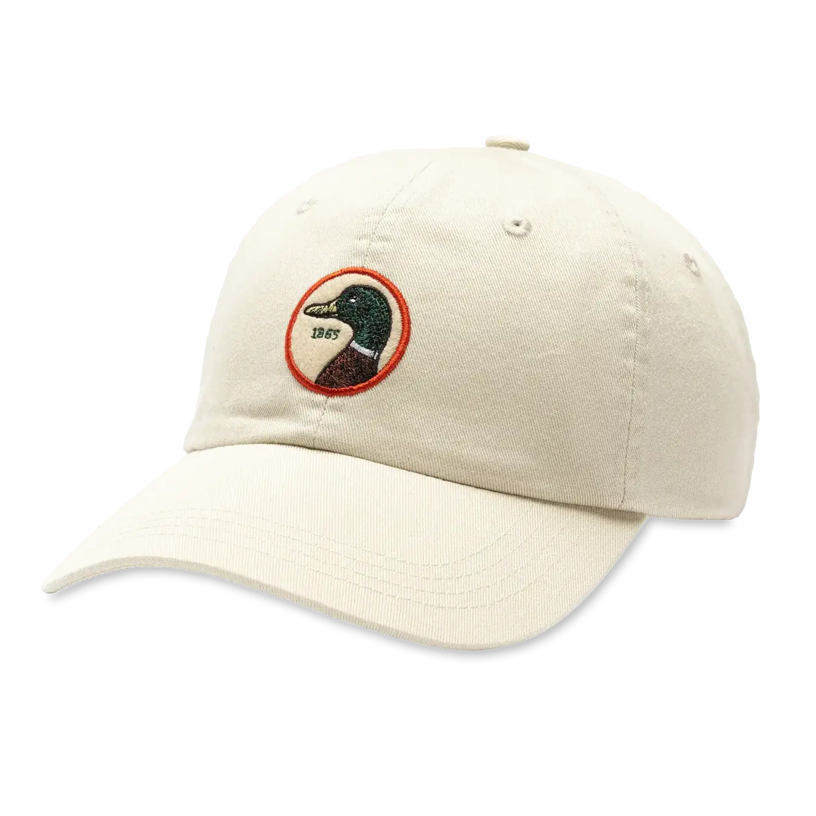 Duck Head Circle Patch Twill Hat Putty