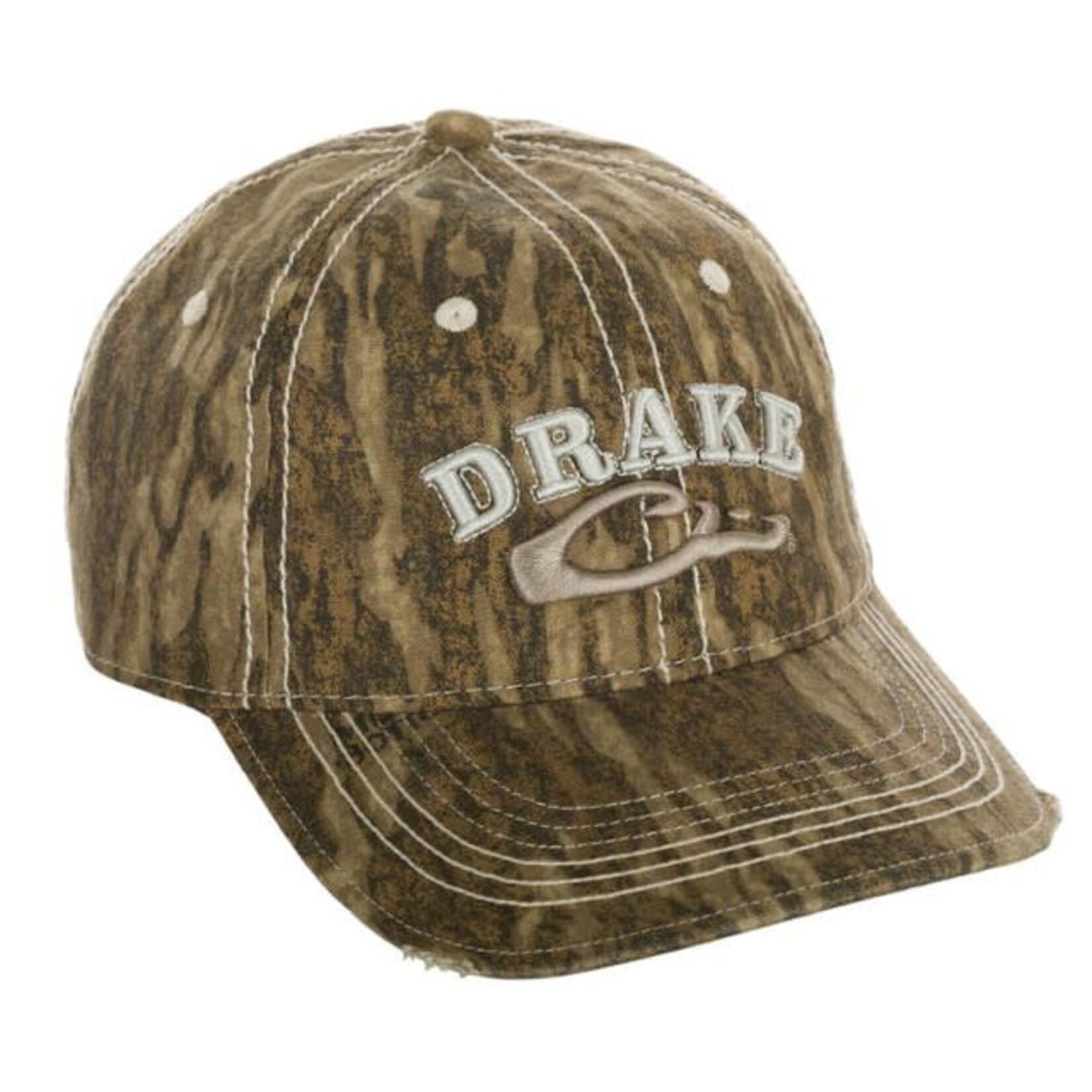 Drake Distressed 6-Panel Ball Cap - Max-7