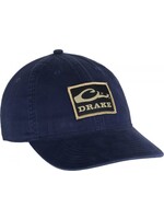Drake Cotton Twill Patch Cap - Navy