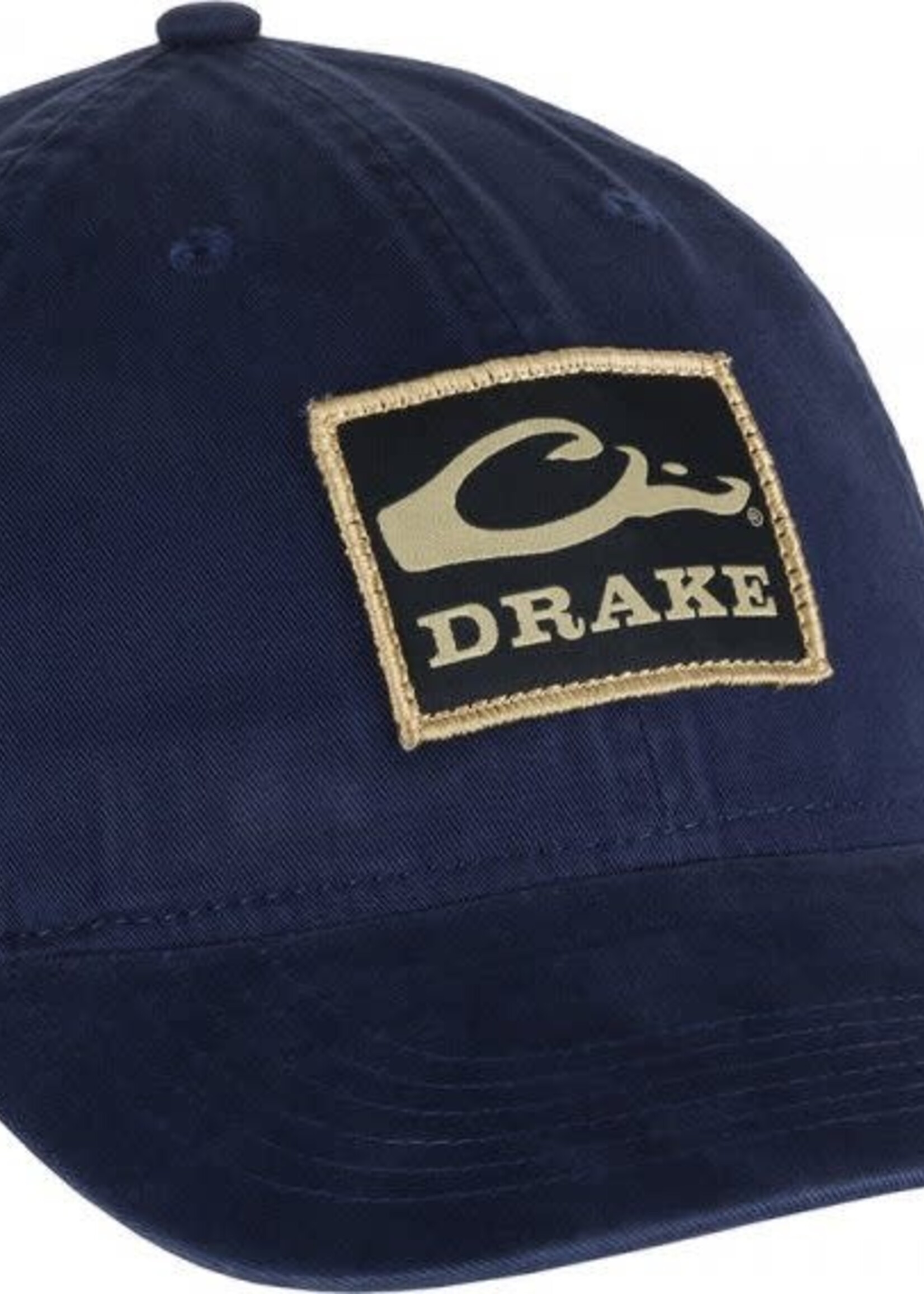 Drake Cotton Twill Patch Cap - Navy