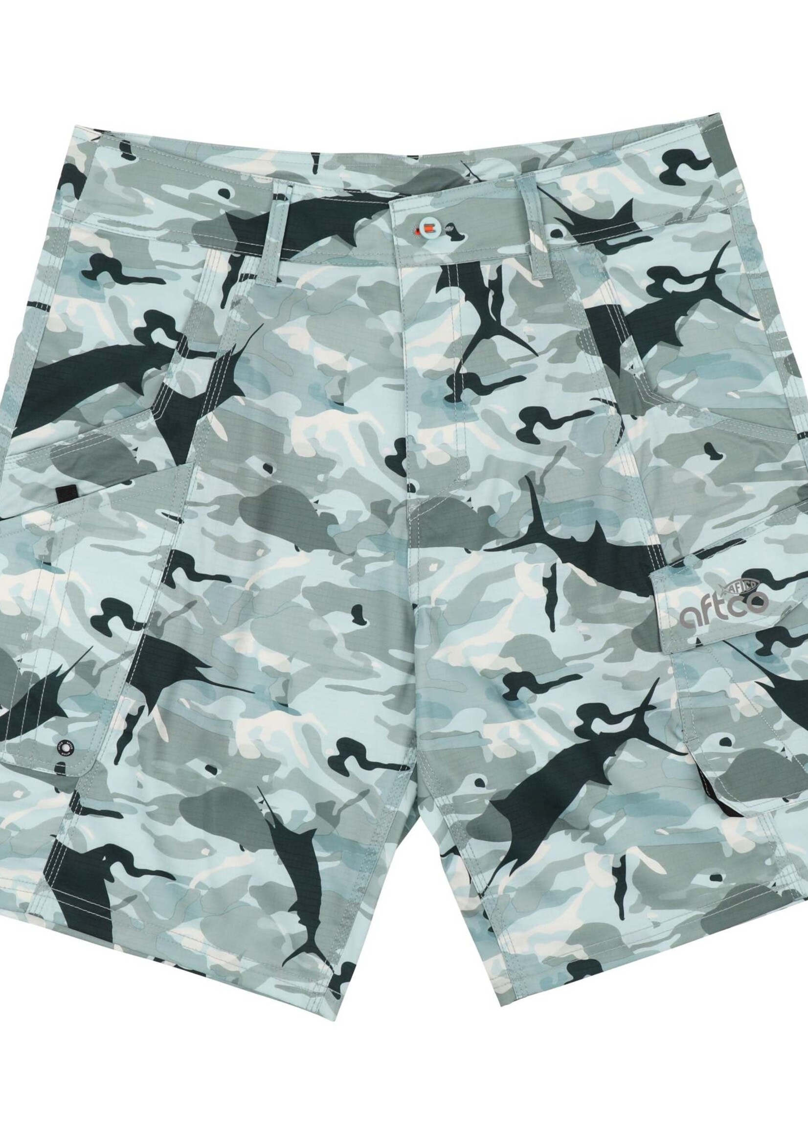 AFTCO Tactical Camo Fishing Shorts