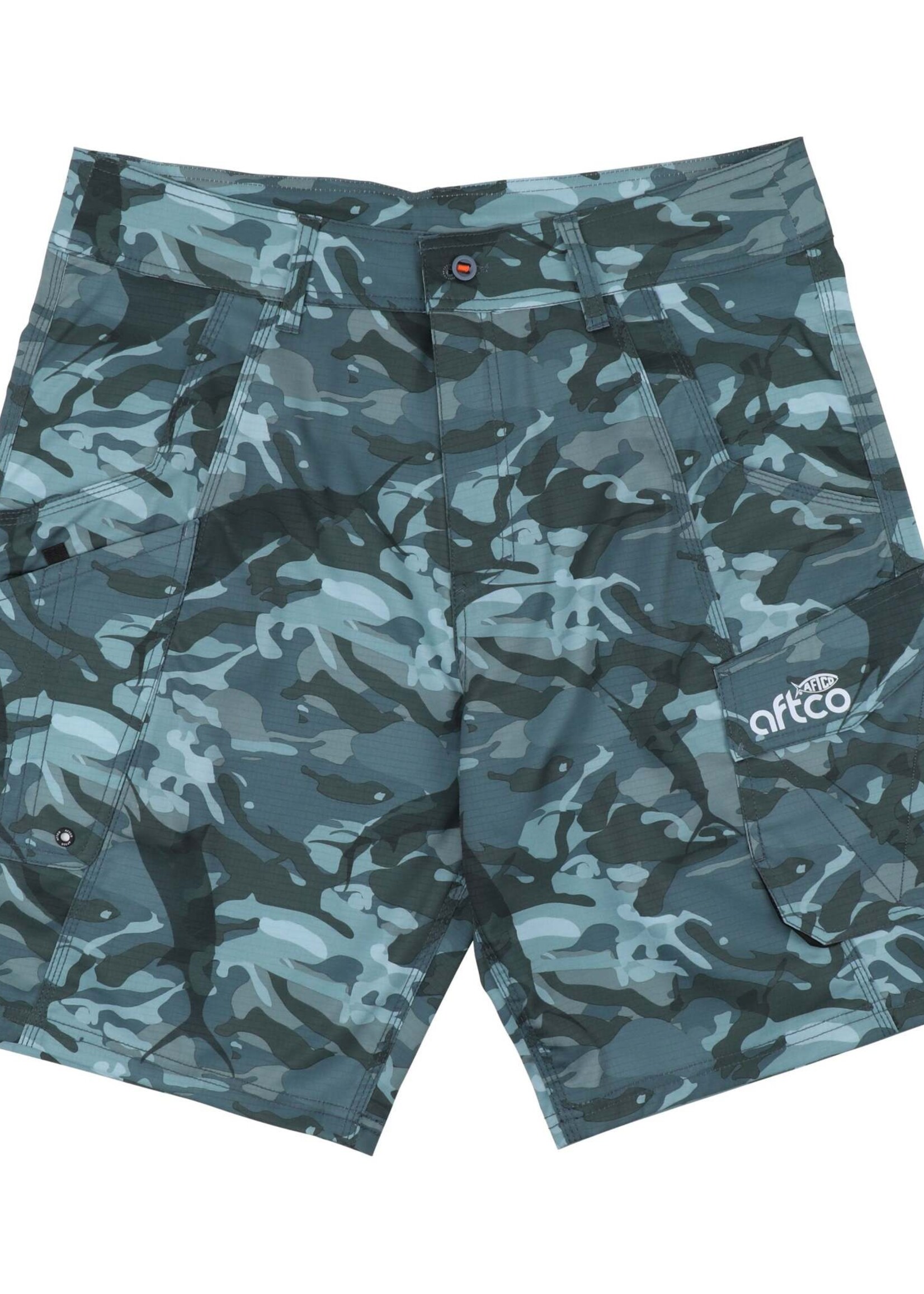 AFTCO Tactical Camo Fishing Shorts