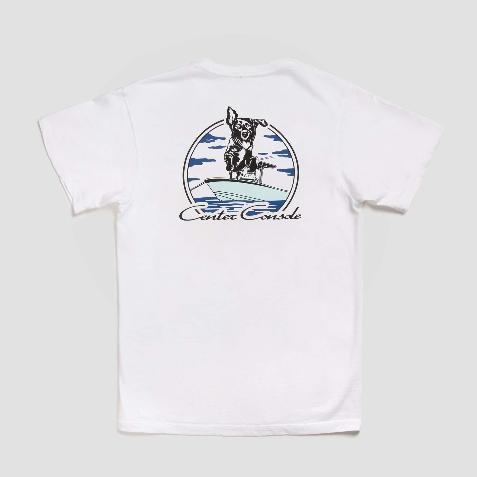 Beach and Barn Center Console Bow Wow Tee Shirt