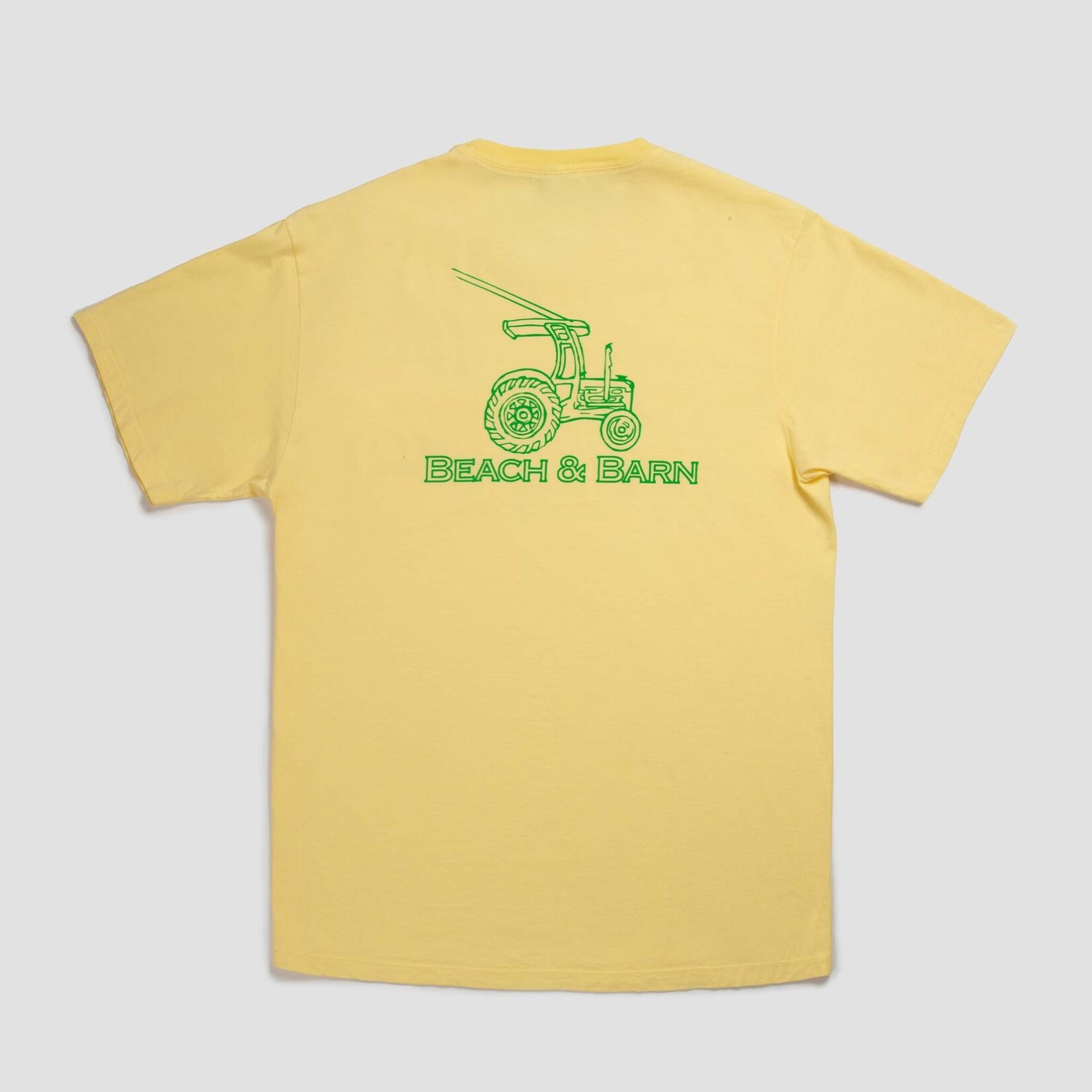 Beach and Barn Big Rig Tee Shirt Yellow