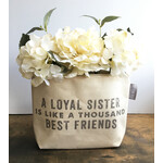Southern Fried Design A Loyal Sister Is Like A Thousand Best Friends Zipper Pouch