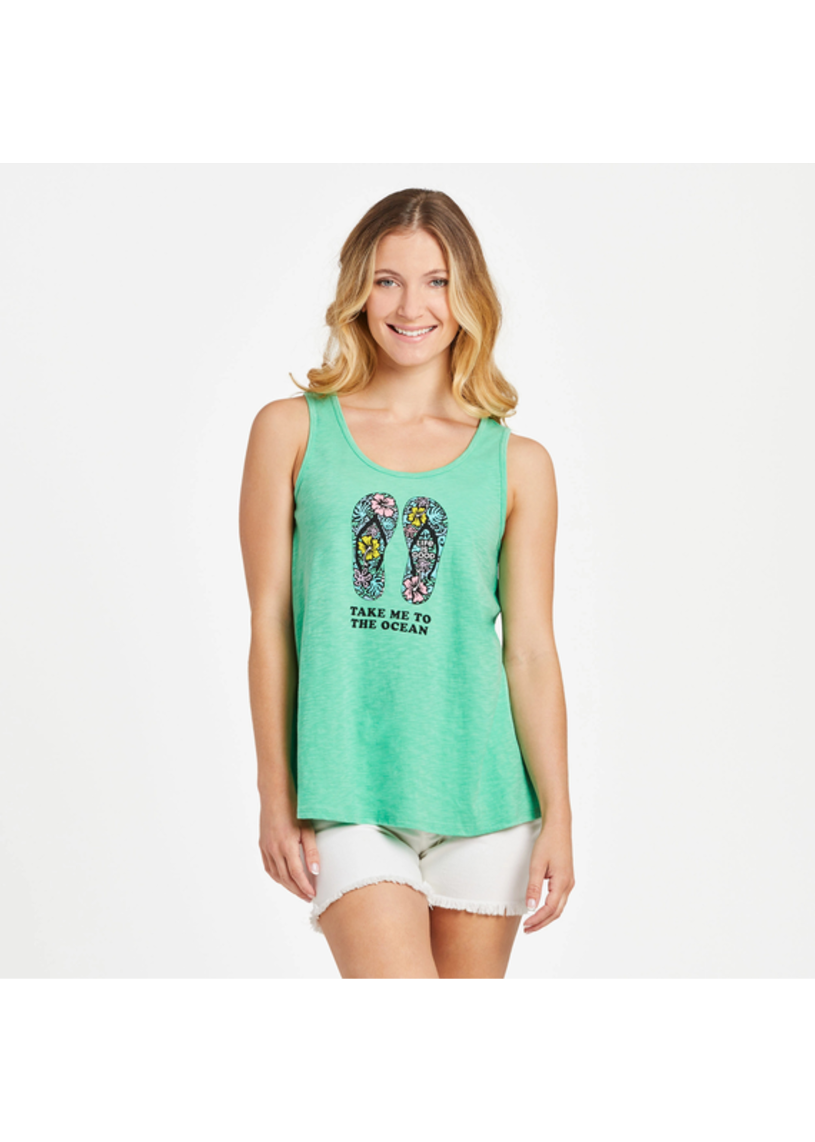 Life is Good Take Me to the Ocean Tank Top