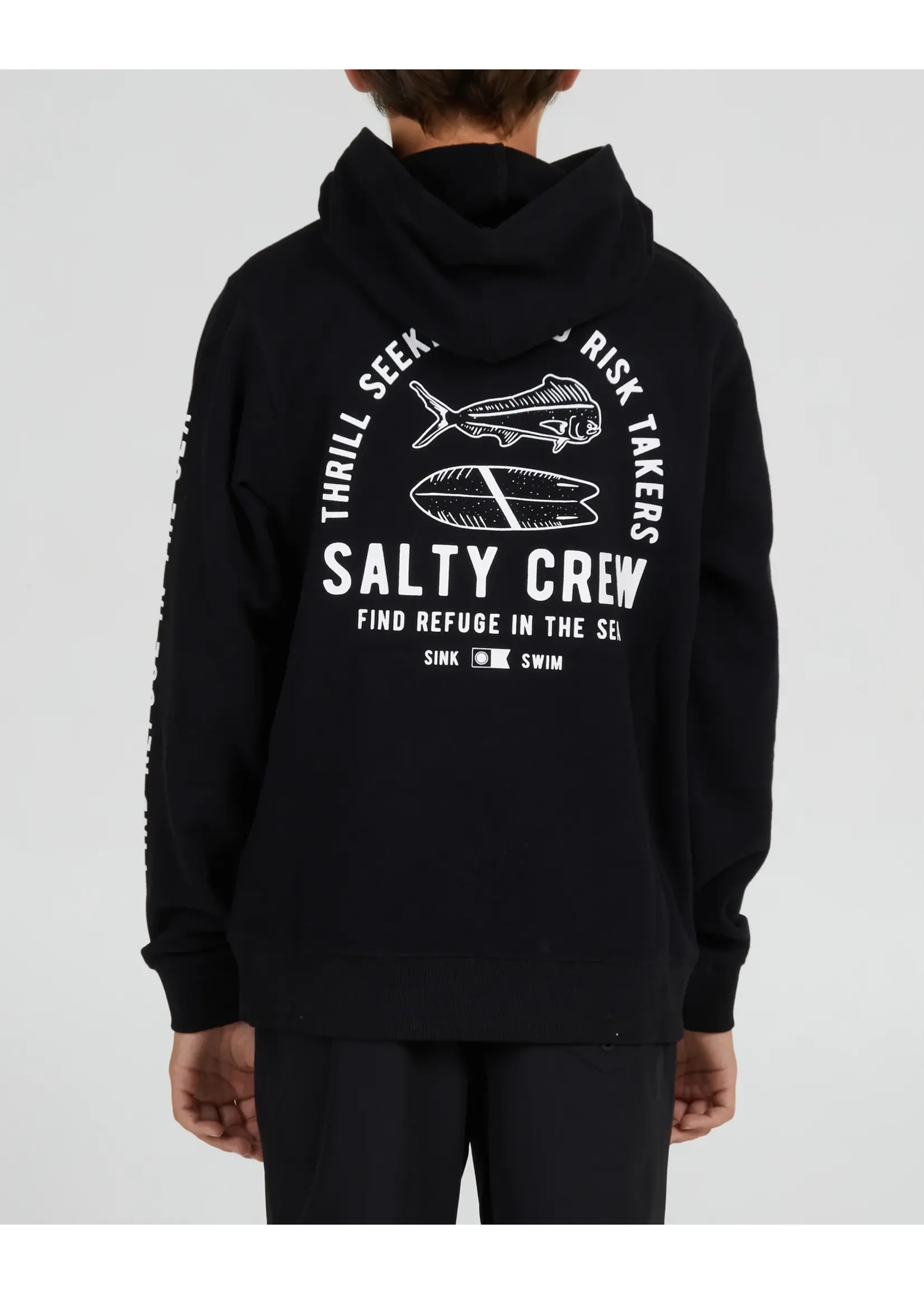 Salty Crew Lateral Line Boys Hooded Fleece