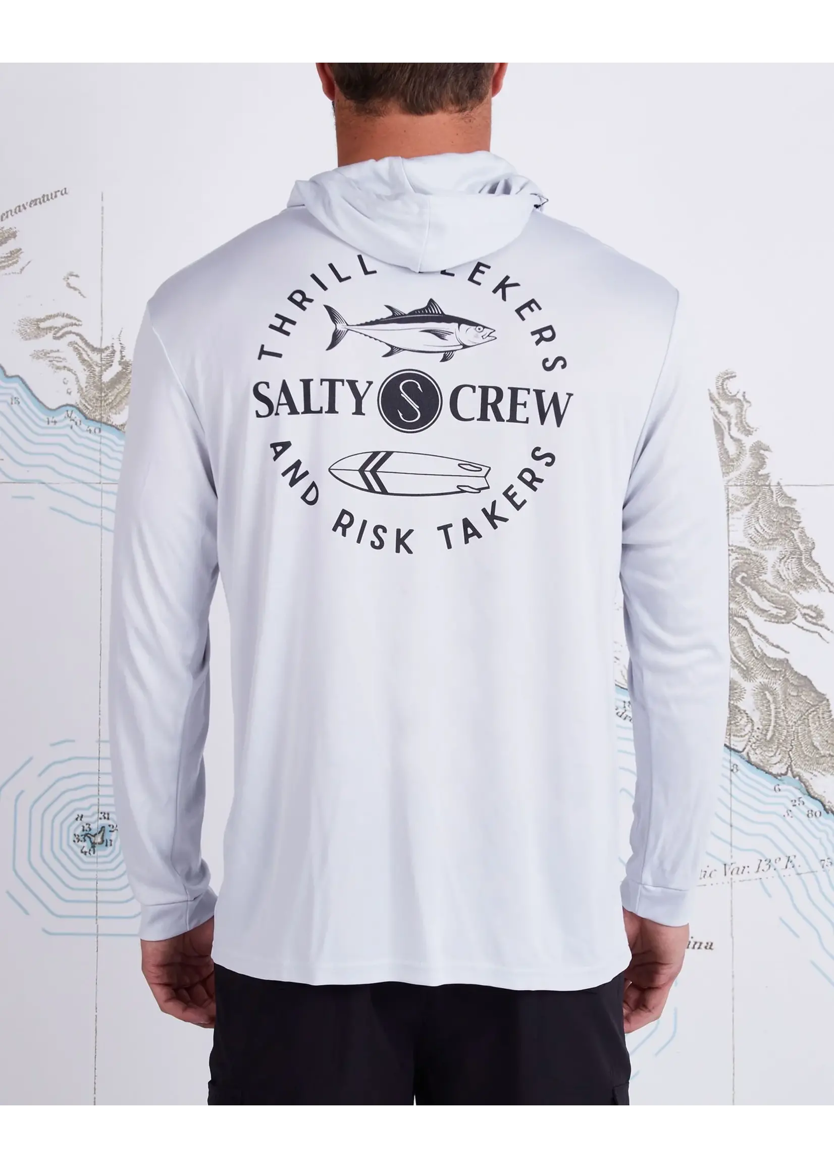 Salty Crew Flip Flop Hood Sunshirt