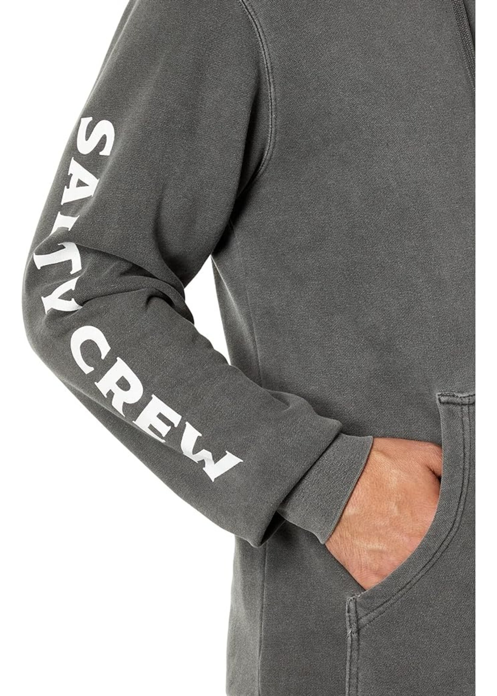 Salty Crew Blue Crabber Overdyed Fleece